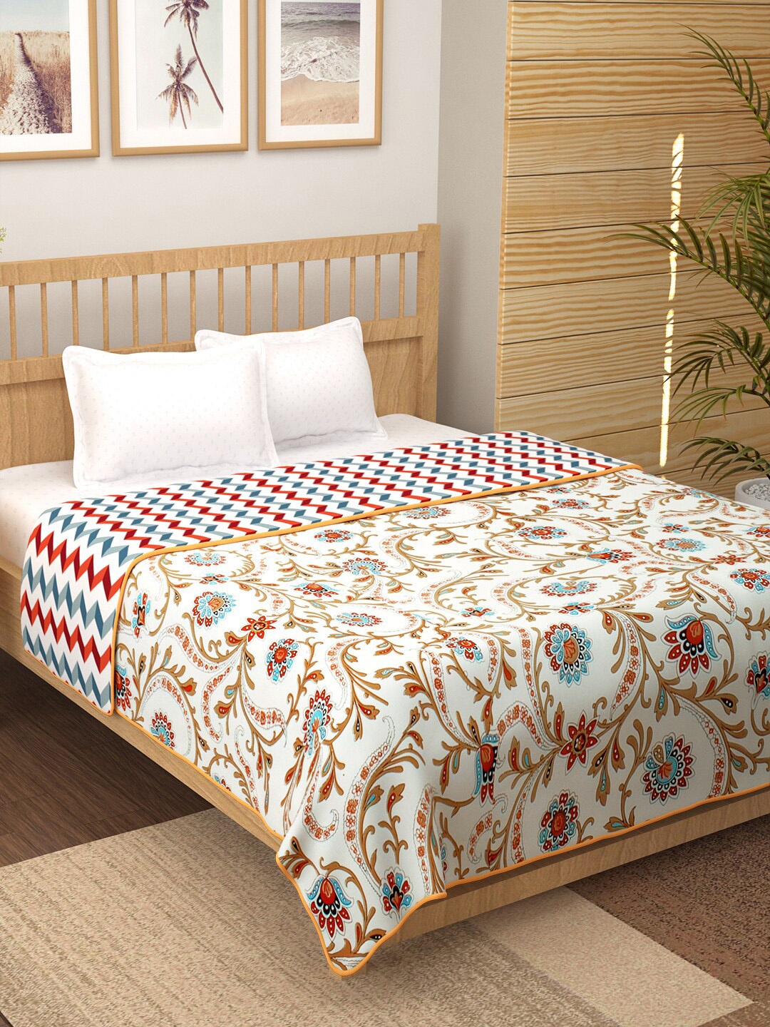 Story@home Beige & Red Ethnic Motifs Cotton AC Room 150 GSM Reversible Double Bed Dohar
Story@home Beige & Red Ethnic Motifs Cotton AC Room 150 GSM Reversible Double Bed Dohar