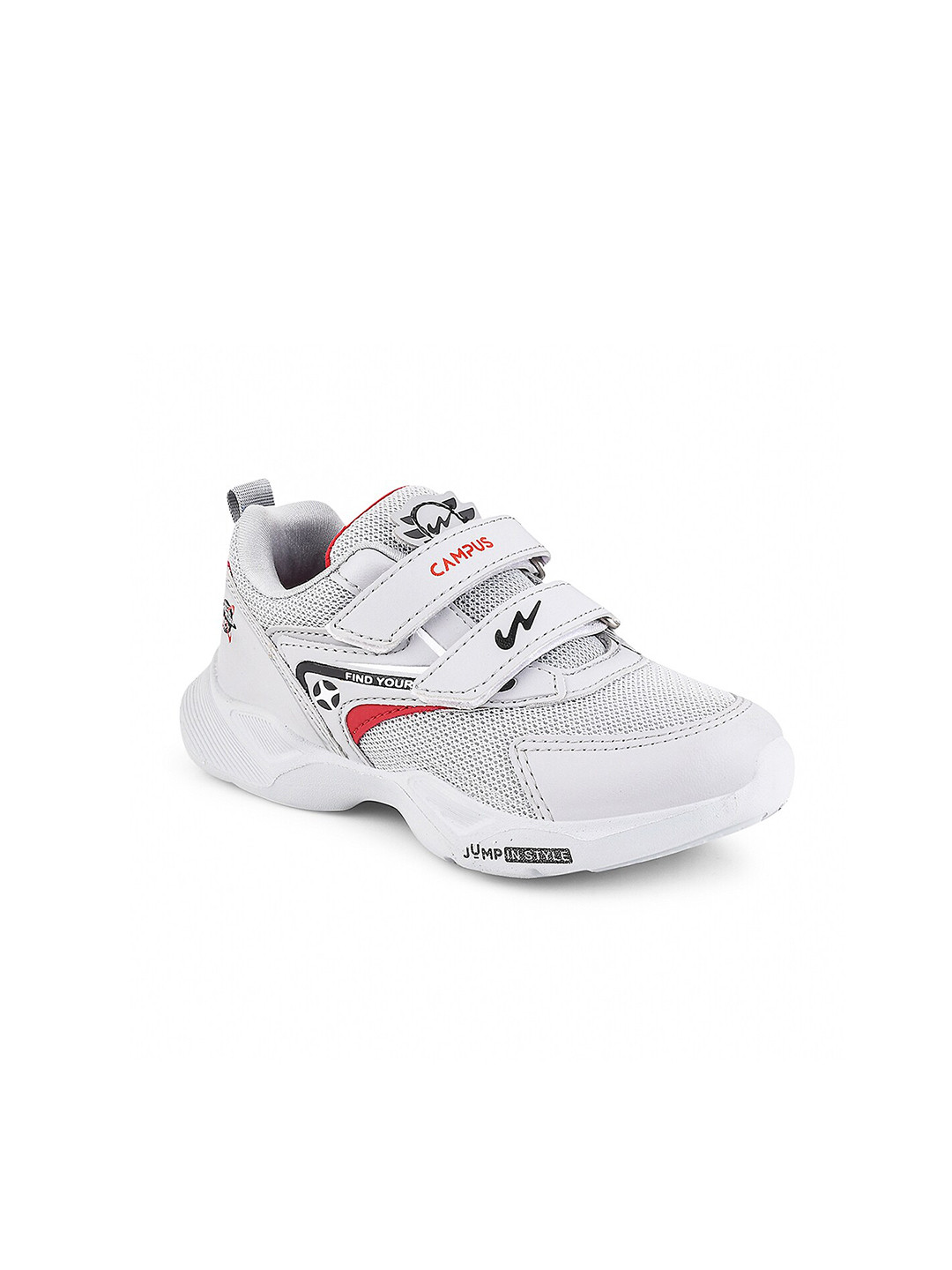 Campus Kids NINZA JR Mesh Memory Tech Lite Non-Marking Walking Shoes, Grey 
Campus Kids NINZA JR Mesh Memory Tech Lite Non-Marking Walking Shoes, Grey