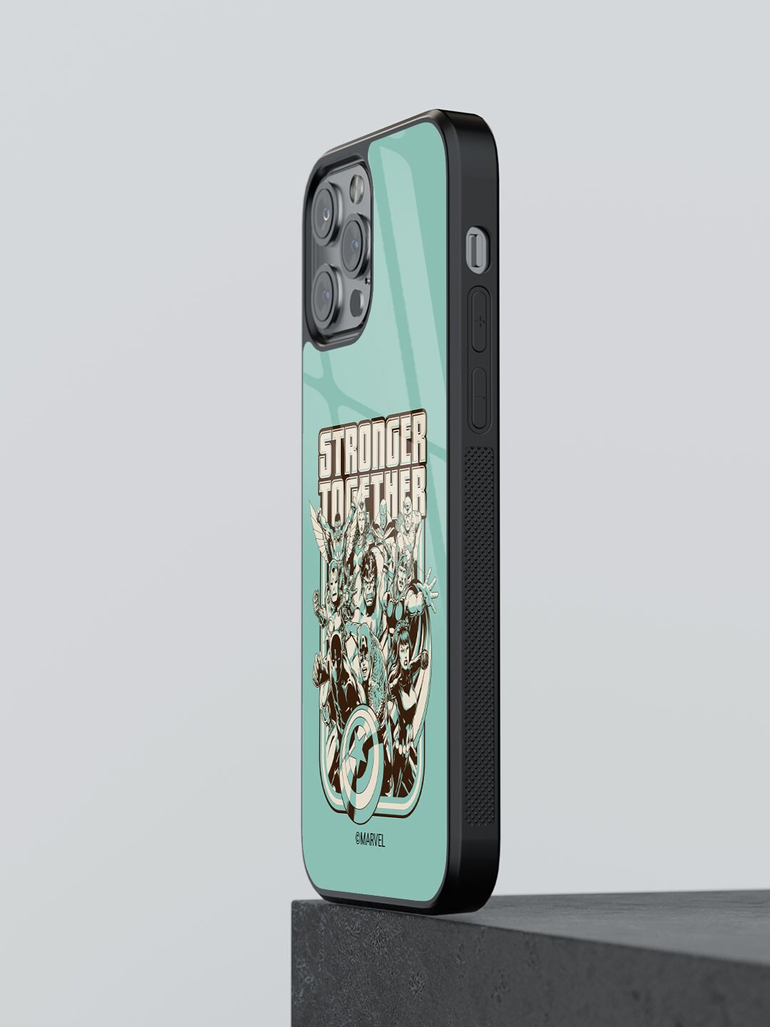 macmerise Stronger Together Sketch Printed iPhone 13 Pro Max Glass Phone Back Cover, Turquoise blue
macmerise Stronger Together Sketch Printed iPhone 13 Pro Max Glass Phone Back Cover, Turquoise blue