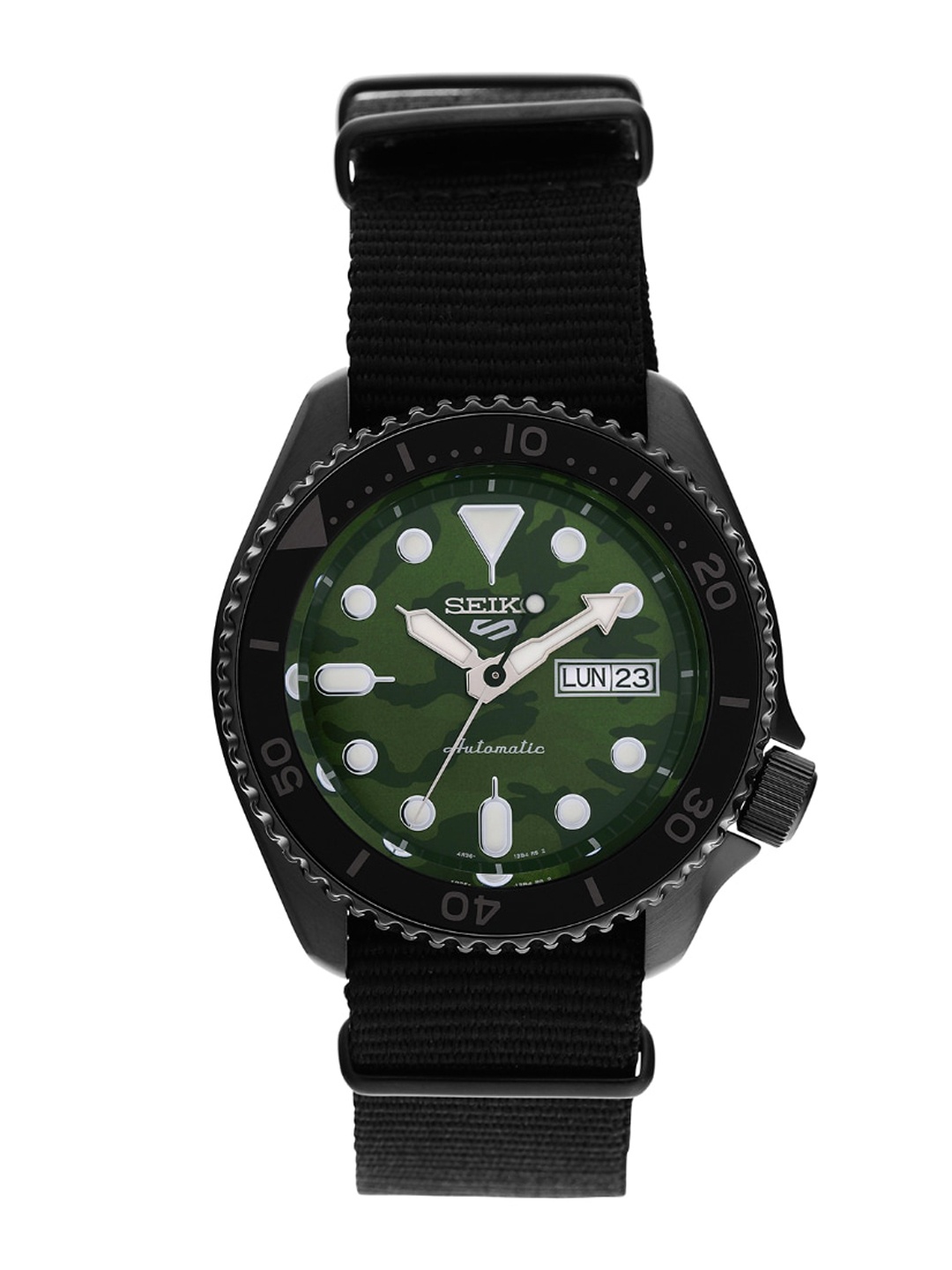 SEIKO Men Printed Round Dial Multi Function Automatic Analogue Watch- SRPJ37K1, Green
SEIKO Men Printed Round Dial Multi Function Automatic Analogue Watch- SRPJ37K1, Green