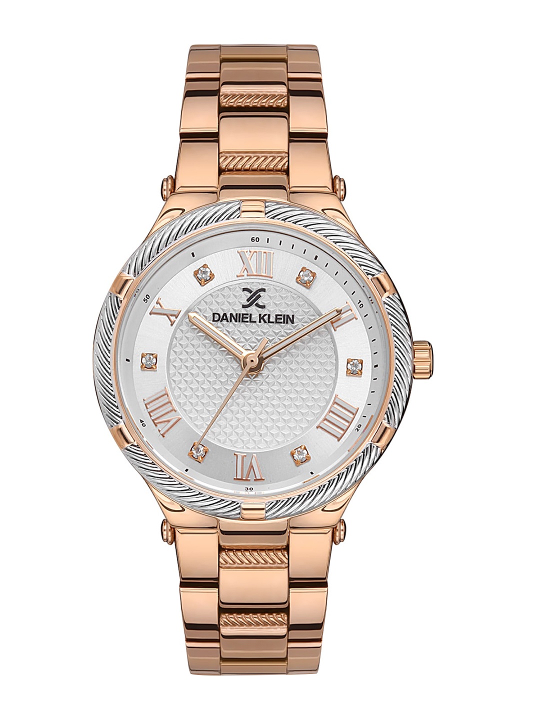 Daniel Klein Women Embellished Dial & Bracelet Style Straps Analogue Watch DK.1.13414-6, Silver
Daniel Klein Women Embellished Dial & Bracelet Style Straps Analogue Watch DK.1.13414-6, Silver