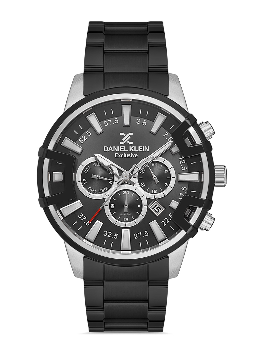Daniel Klein Men Dial & Bracelet Style Straps Analogue Multi Function Watch DK 1 13430-5, Black
Daniel Klein Men Dial & Bracelet Style Straps Analogue Multi Function Watch DK 1 13430-5, Black