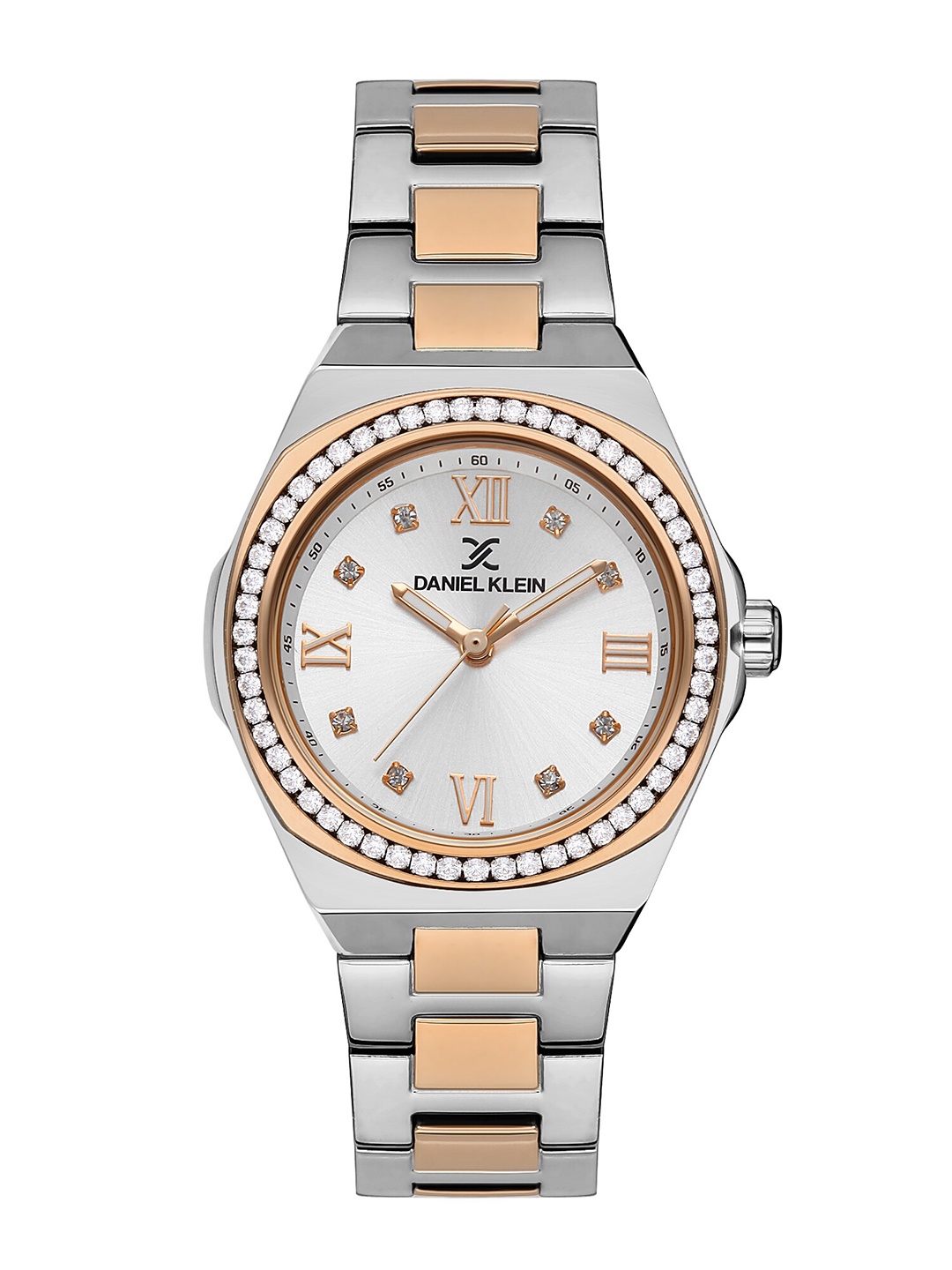 Daniel Klein Women Embellished Dial & Bracelet Style Straps Analogue Watch DK.1.13336-5, Silver
Daniel Klein Women Embellished Dial & Bracelet Style Straps Analogue Watch DK.1.13336-5, Silver