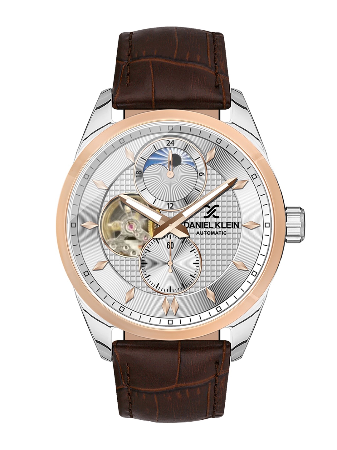 Daniel Klein Men Leather Textured Straps Analogue Watch DK 1 13440-4, Silver
Daniel Klein Men Leather Textured Straps Analogue Watch DK 1 13440-4, Silver