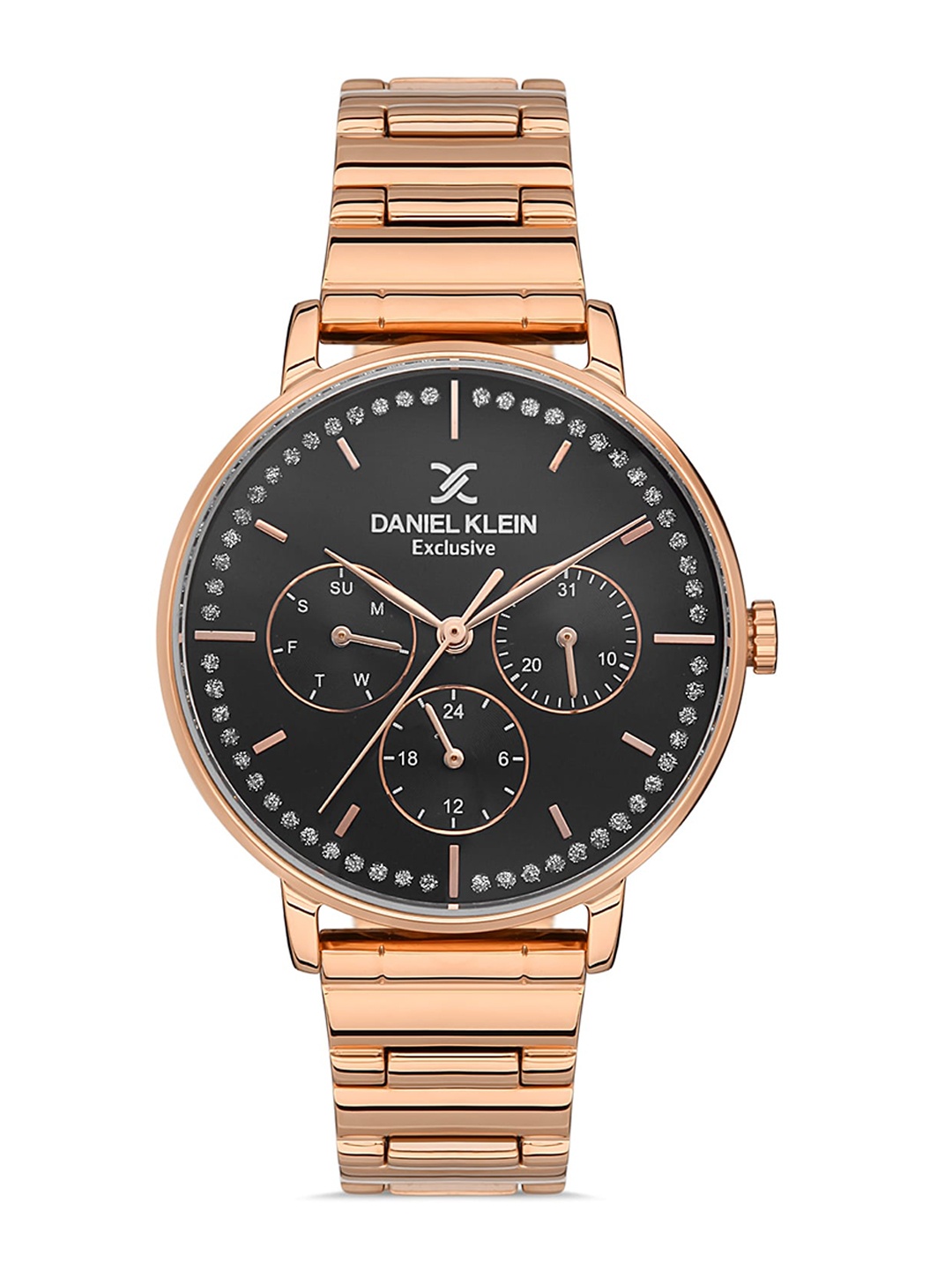 Daniel Klein Exclusive Women Embellished Dial Multi Function Analogue Watch DK.1.13415-5, Black
Daniel Klein Exclusive Women Embellished Dial Multi Function Analogue Watch DK.1.13415-5, Black