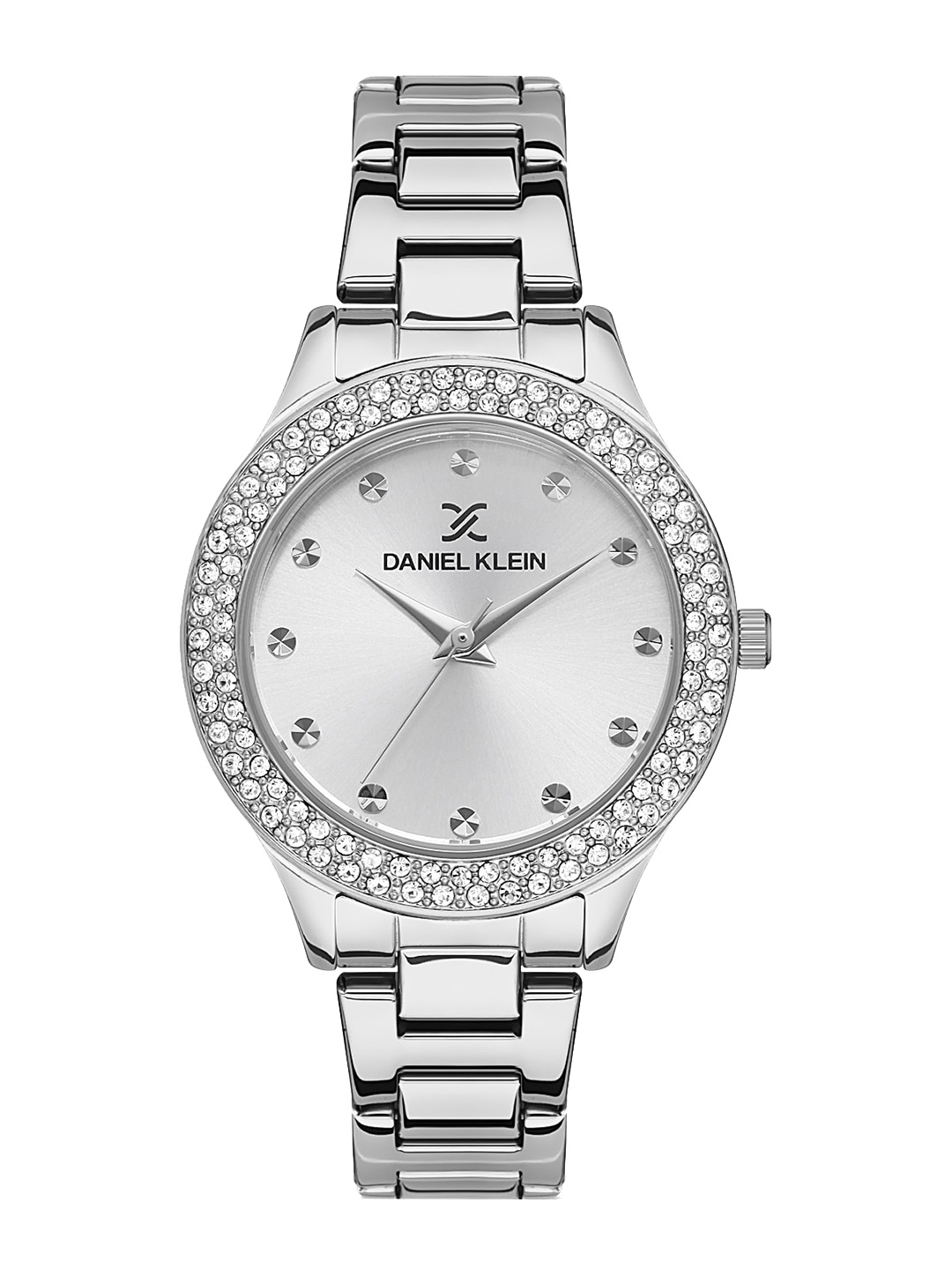 Daniel Klein Women Embellished Dial & Bracelet Style Straps Analogue Watch DK.1.13442-1, Silver
Daniel Klein Women Embellished Dial & Bracelet Style Straps Analogue Watch DK.1.13442-1, Silver