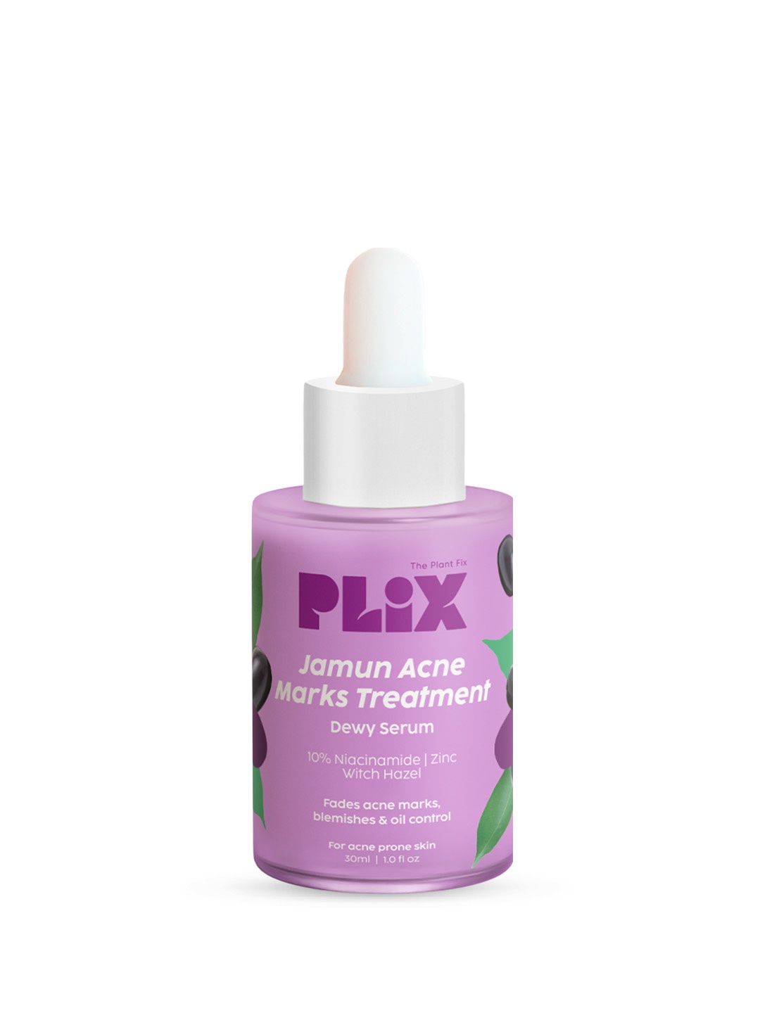 PLIX THE PLANT FIX Jamun Acne Marks Treatment Dewy Serum with Niacinamide - 30 ml, Purple
PLIX THE PLANT FIX Jamun Acne Marks Treatment Dewy Serum with Niacinamide - 30 ml, Purple