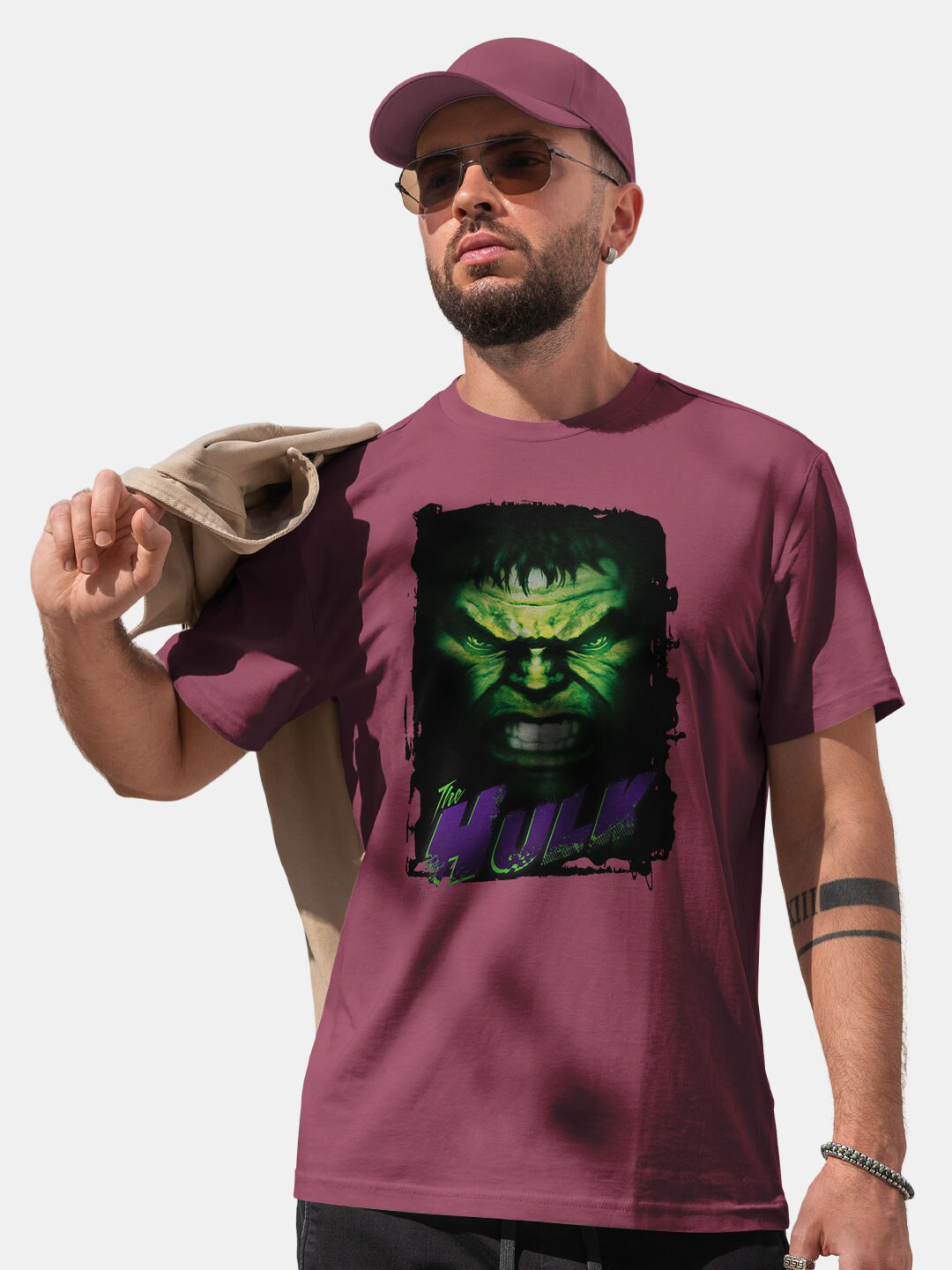 macmerise Hulk Printed Round Neck Bio Finish Cotton T-shirt, Mauve
macmerise Hulk Printed Round Neck Bio Finish Cotton T-shirt, Mauve
