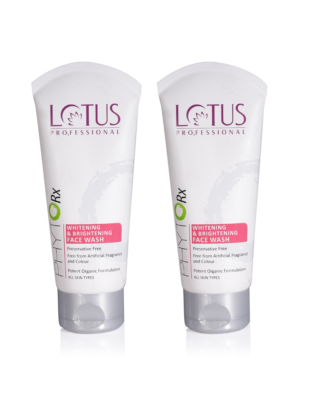 Lotus Herbals Set of 2 Professional Phyto-Rx Whitening & Brightening Face Wash - 80g each, White
Lotus Herbals Set of 2 Professional Phyto-Rx Whitening & Brightening Face Wash - 80g each, White