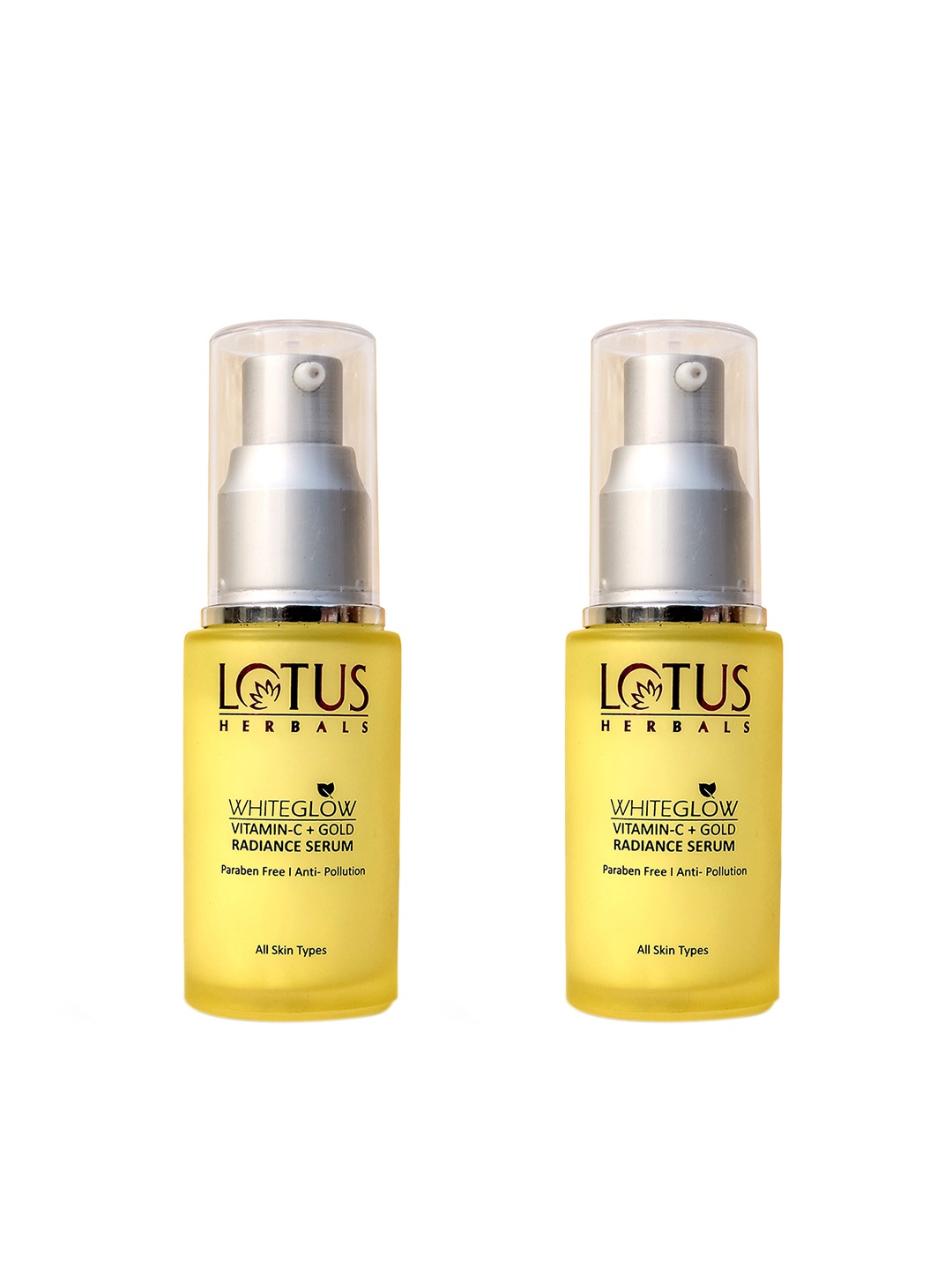 Lotus Herbals Set of 2 WhiteGlow Vitamin C+ Gold Radiance Face Serum - 30ml each, Yellow
Lotus Herbals Set of 2 WhiteGlow Vitamin C+ Gold Radiance Face Serum - 30ml each, Yellow