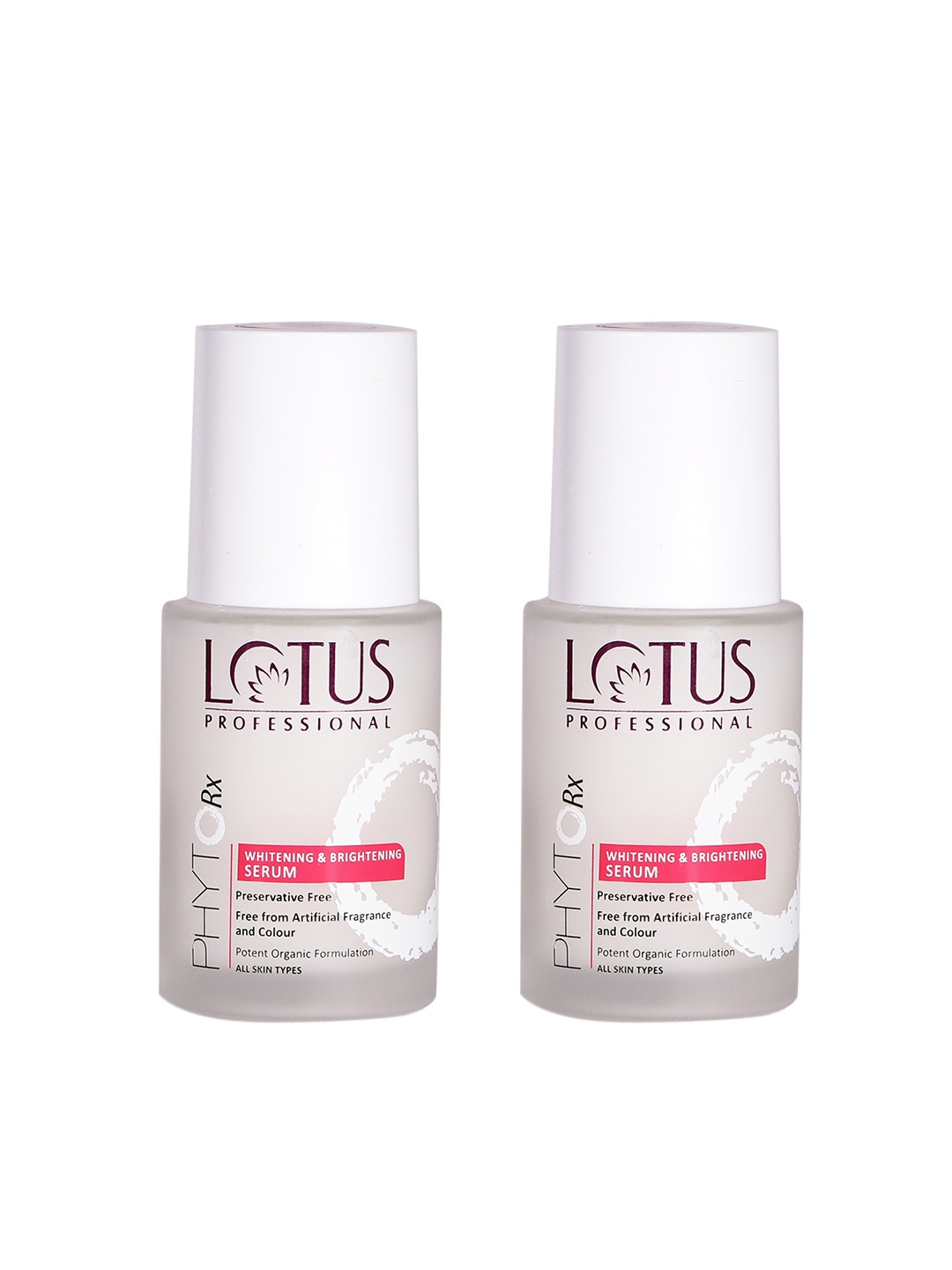 Lotus Herbals Set of 2 Professional Phyto Rx Whitening & Brightening Face Serum-30ml Each, White
Lotus Herbals Set of 2 Professional Phyto Rx Whitening & Brightening Face Serum-30ml Each, White
