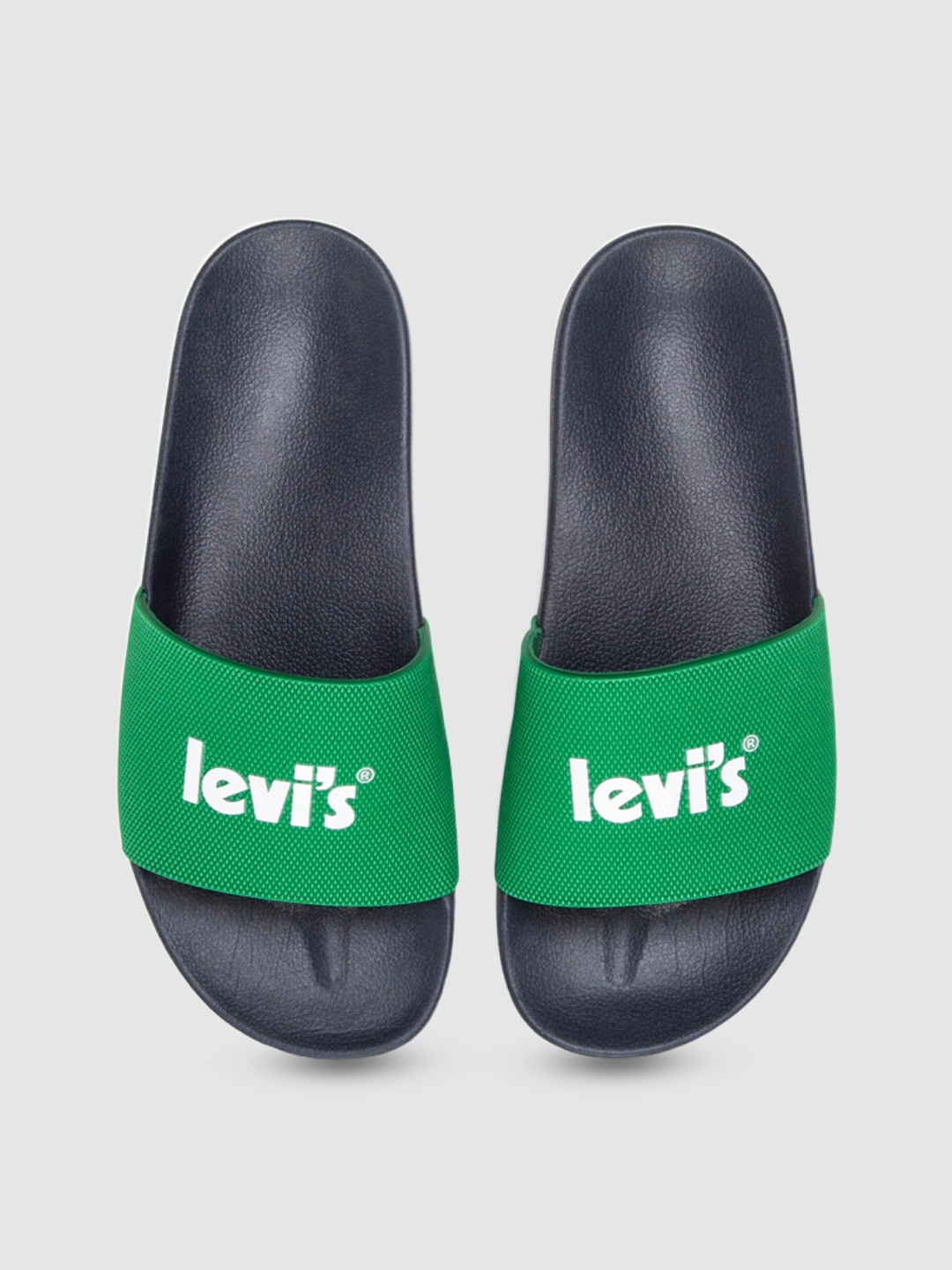 Levis Men Printed Sliders, Green
