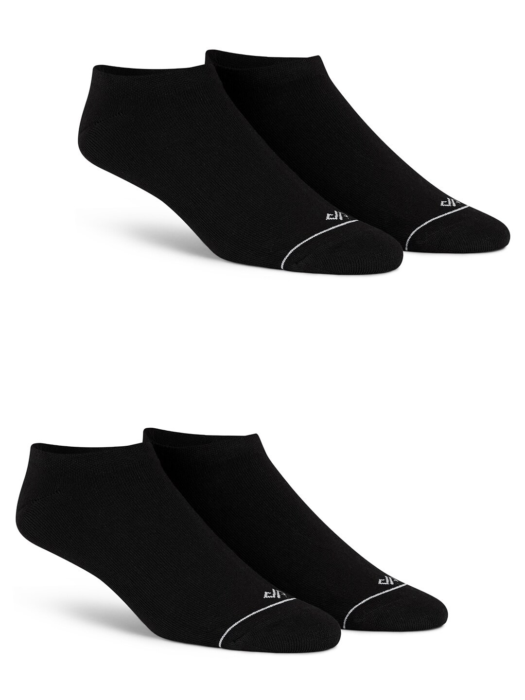 Dynamocks Pack Of 2 Ankle-Length Socks, Black 
Dynamocks Pack Of 2 Ankle-Length Socks, Black