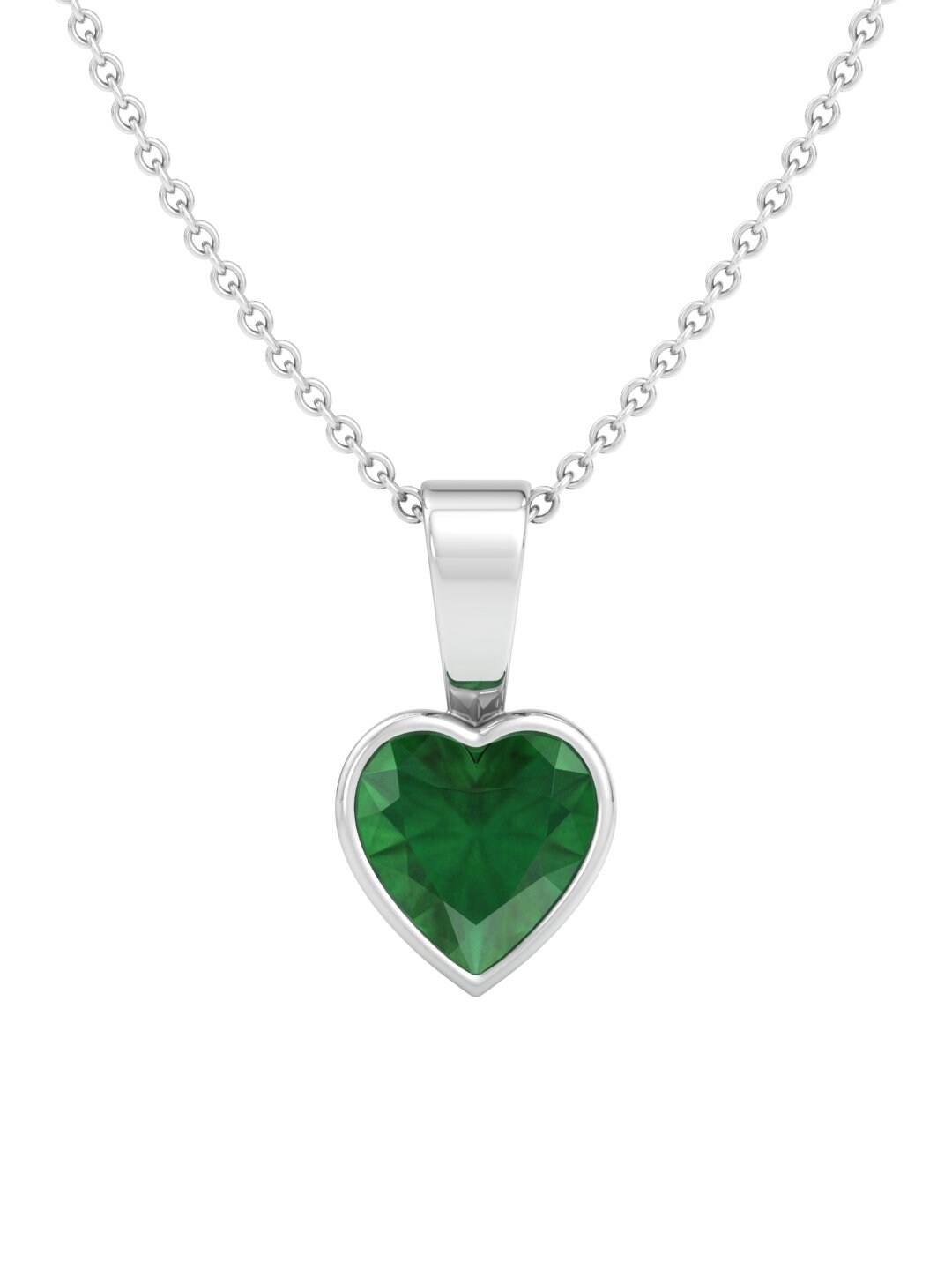 Inddus Jewels 92.5 Sterling Silver Rhodium-Plated CZ heart shaped Pendant With Chain
Inddus Jewels 92.5 Sterling Silver Rhodium-Plated CZ heart shaped Pendant With Chain