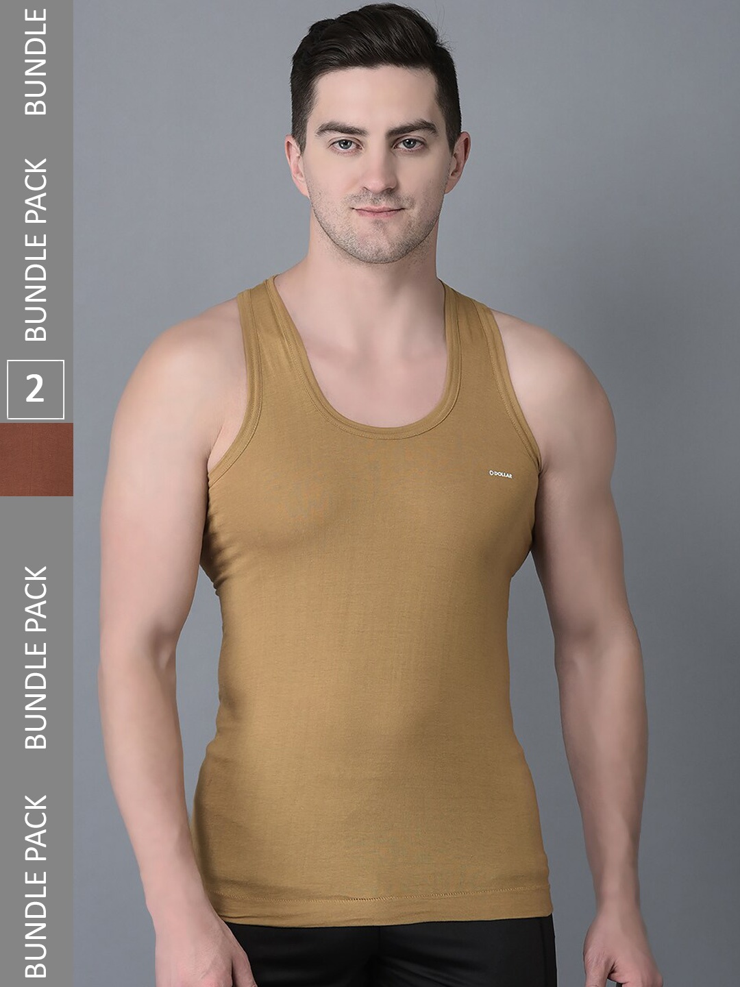 Dollar Bigboss Men Pack of 2 Combed Cotton Shrinkless Vest MBVE-01-FNRN-CLR-PO2-CO4, Assorted
Dollar Bigboss Men Pack of 2 Combed Cotton Shrinkless Vest MBVE-01-FNRN-CLR-PO2-CO4, Assorted