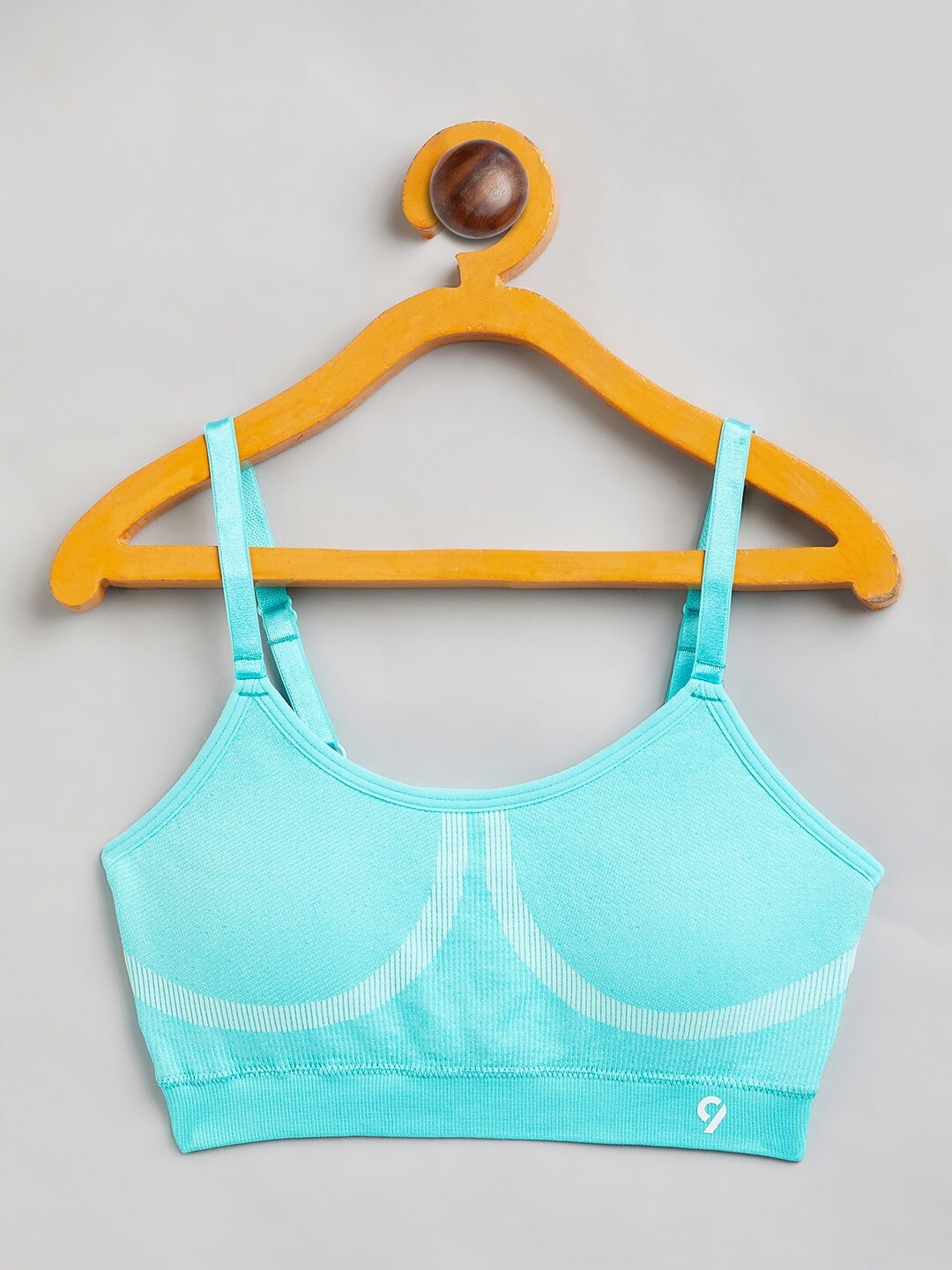 C9 AIRWEAR Seamless Girls Striped Full Coverage Lightly Padded All Day Comfort Beginners Bra, Turquoise blue
C9 AIRWEAR Seamless Girls Striped Full Coverage Lightly Padded All Day Comfort Beginners Bra, Turquoise blue