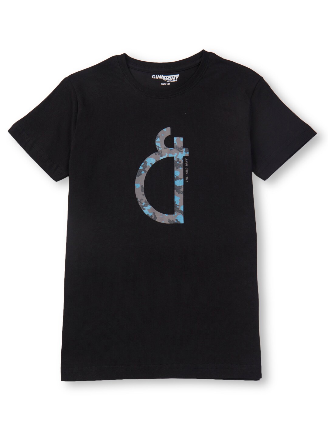 Gini and Jony Boys Typography Printed Round Neck Short Sleeves Cotton T-shirt, Black
Gini and Jony Boys Typography Printed Round Neck Short Sleeves Cotton T-shirt, Black