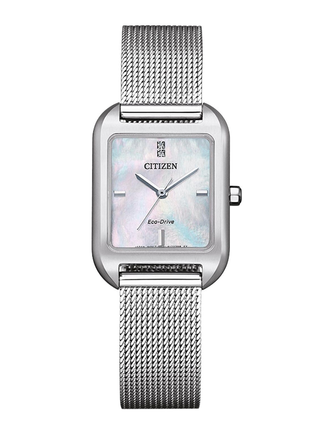 Citizen Women Dial & Stainless Steel Bracelet Style Straps Analogue Watch EM0491-81D, Silver
Citizen Women Dial & Stainless Steel Bracelet Style Straps Analogue Watch EM0491-81D, Silver