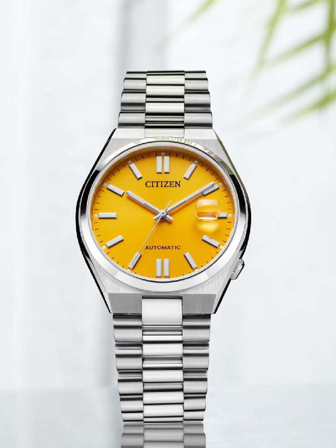 Citizen Men Dial & Stainless Steel Bracelet Style Straps Analogue Automatic Motion Powered Watch NJ0150-81Z, Silver
Citizen Men Dial & Stainless Steel Bracelet Style Straps Analogue Automatic Motion Powered Watch NJ0150-81Z, Silver
