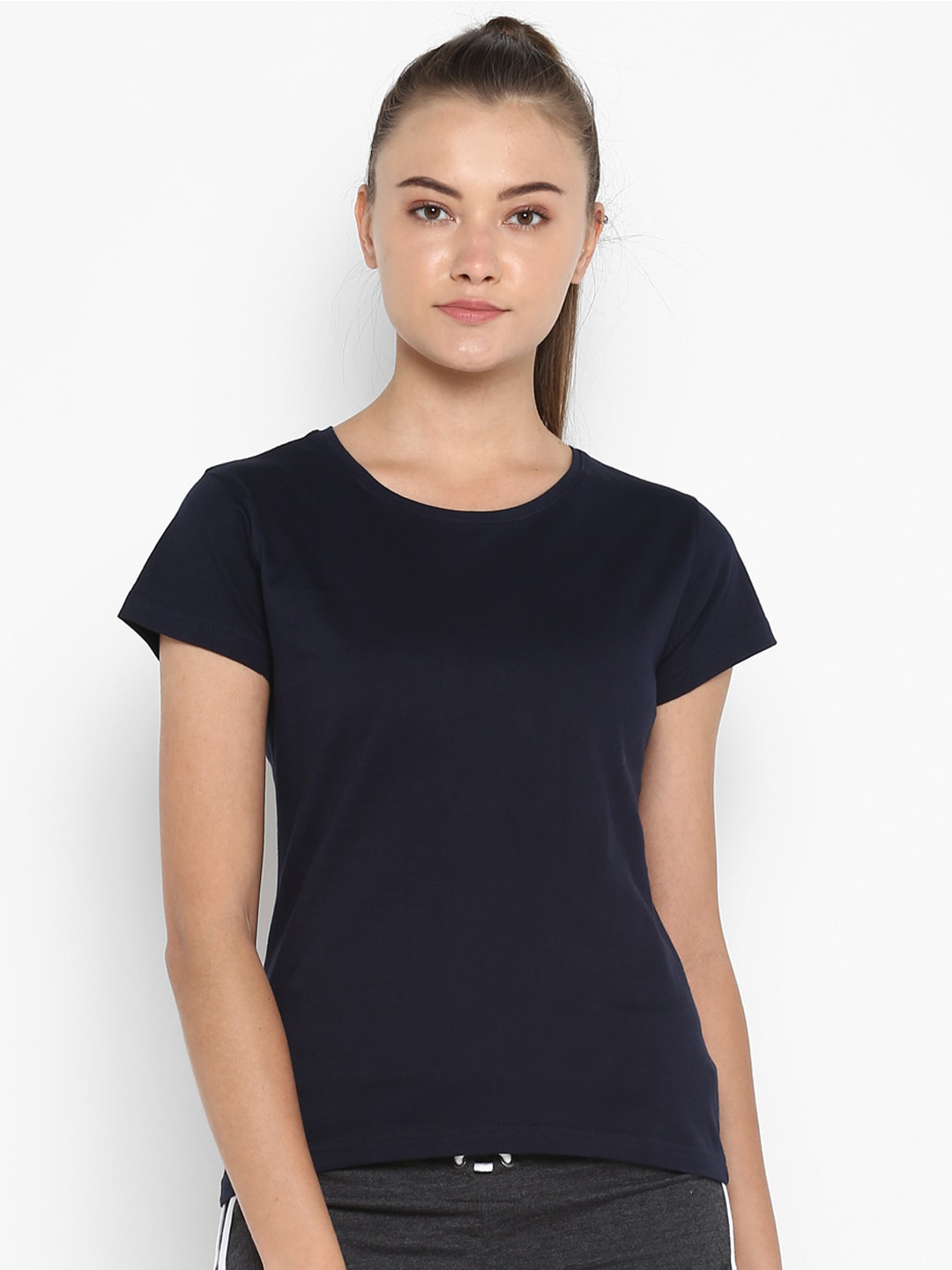 appulse Round Neck Slim Fit Cotton Running T-shirt, Navy blue
appulse Round Neck Slim Fit Cotton Running T-shirt, Navy blue