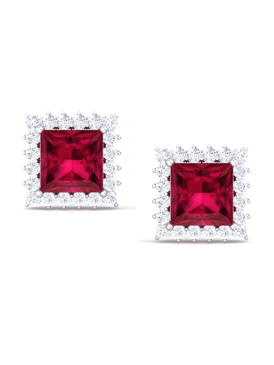Inddus Jewels Rhodium-Plated 925 Sterling Silver Cubic Zirconia Square Studs Earrings
Inddus Jewels Rhodium-Plated 925 Sterling Silver Cubic Zirconia Square Studs Earrings