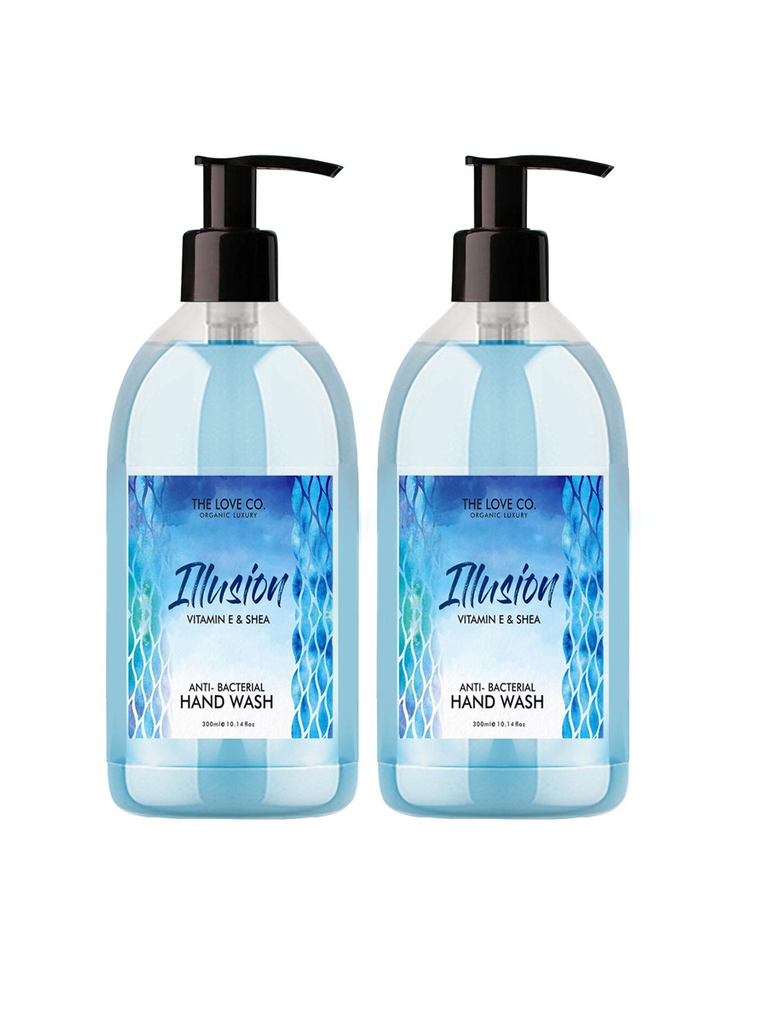 THE LOVE CO. Illusion Set Of 2 Anti Bacterial Hand Wash For Moisturized Hand - 100ml Each, Blue
THE LOVE CO. Illusion Set Of 2 Anti Bacterial Hand Wash For Moisturized Hand - 100ml Each, Blue