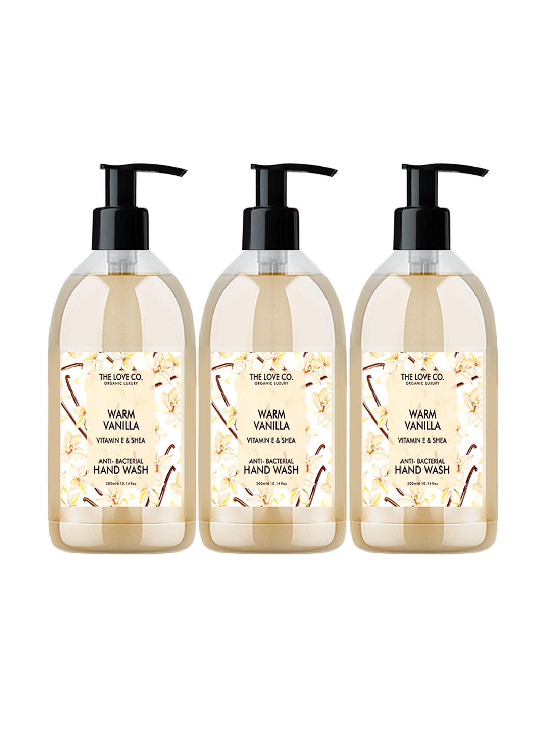 THE LOVE CO. Illusion Set Of 3 Warm Vanilla Hand Wash For Moisturized Hand - 300ml Each, Green
THE LOVE CO. Illusion Set Of 3 Warm Vanilla Hand Wash For Moisturized Hand - 300ml Each, Green