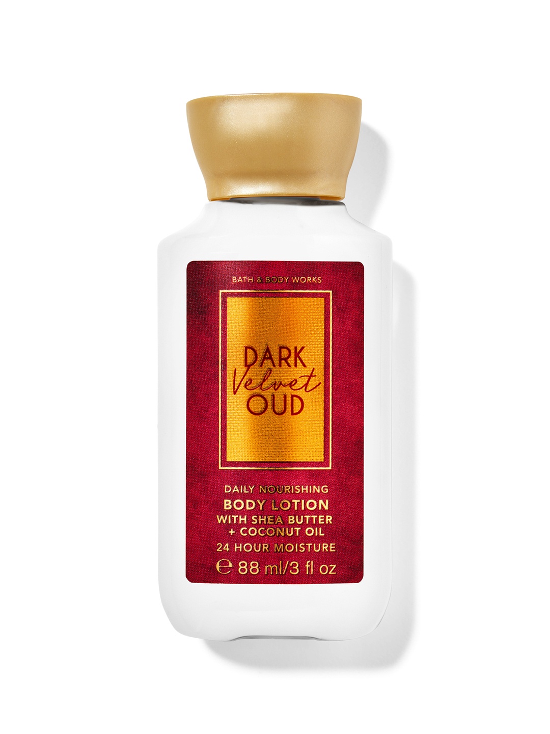 Bath & Body Works Dark Velvet Oud Travel Size Daily Nourishing Body Lotion - 88ml, Red
Bath & Body Works Dark Velvet Oud Travel Size Daily Nourishing Body Lotion - 88ml, Red