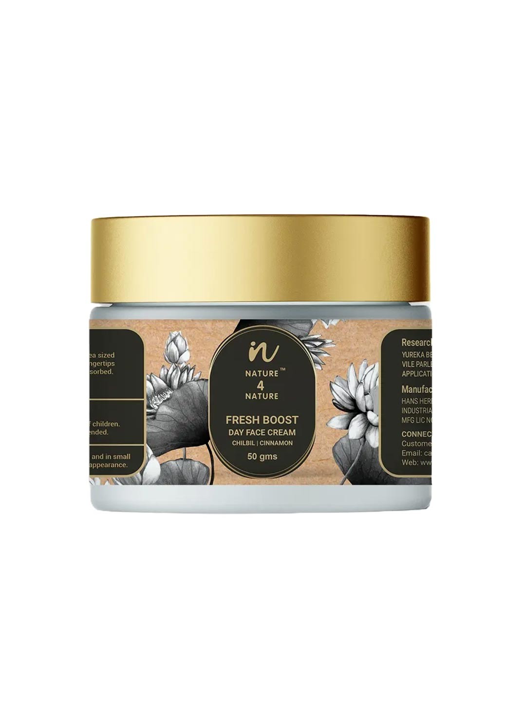 NATURE4NATURE Fresh Boost Skin Brightening Day Face Cream with Chilbil & Cinnamon - 50g, Pink
NATURE4NATURE Fresh Boost Skin Brightening Day Face Cream with Chilbil & Cinnamon - 50g, Pink