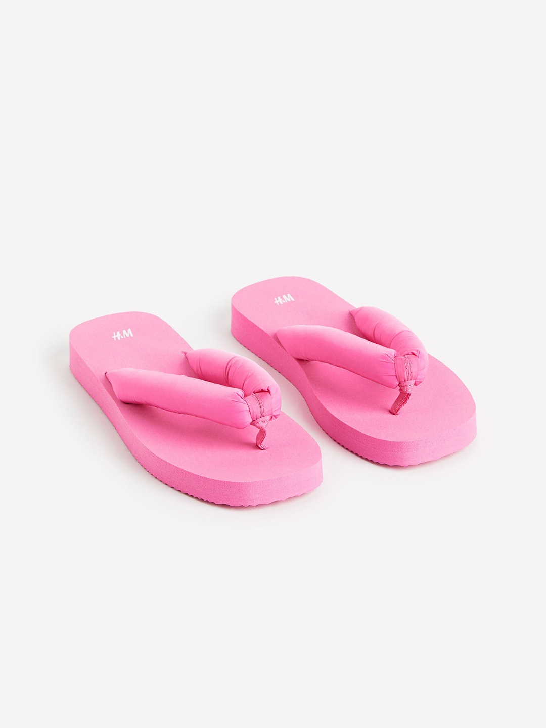H&M Girls Padded Flip Flops, Pink