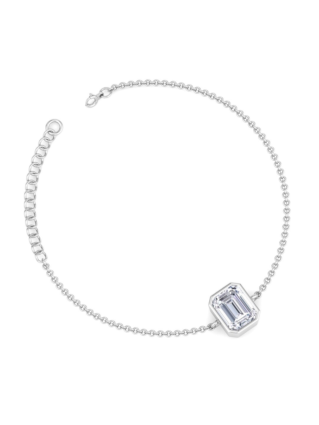 Inddus Jewels 925 Sterling Silver & Rhodium-Plated Cubic Zirconia Adjustable Link Bracelet
Inddus Jewels 925 Sterling Silver & Rhodium-Plated Cubic Zirconia Adjustable Link Bracelet