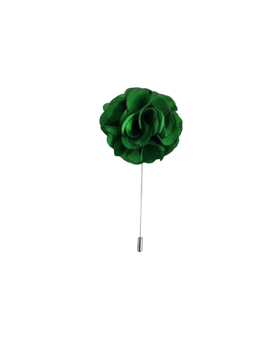 Blacksmith Men Floral Shape Lapel Pin, Green