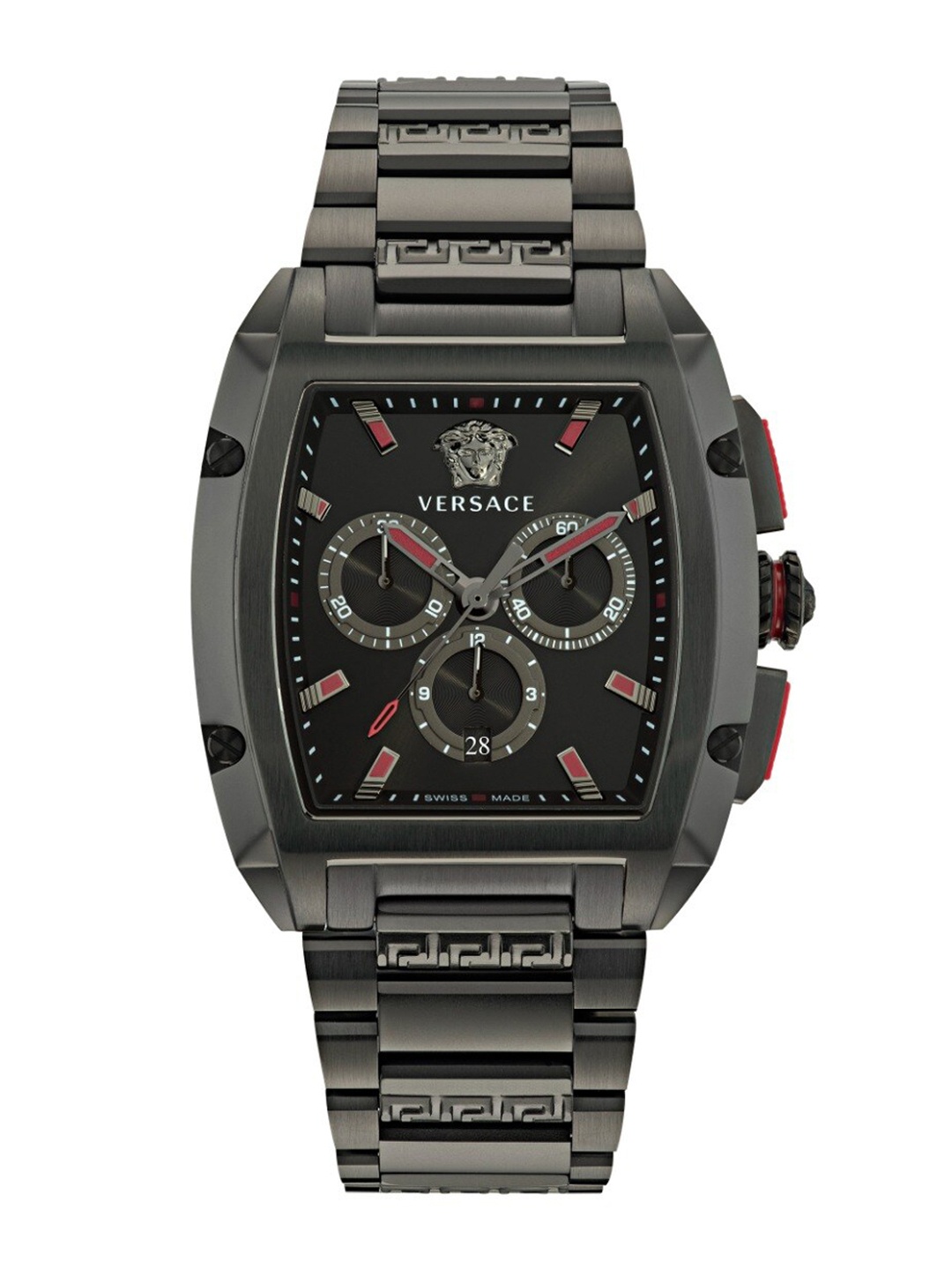 Versace Men Stainless Steel Straps Multifunctional Analogue Watch VE6H00623, Black
Versace Men Stainless Steel Straps Multifunctional Analogue Watch VE6H00623, Black