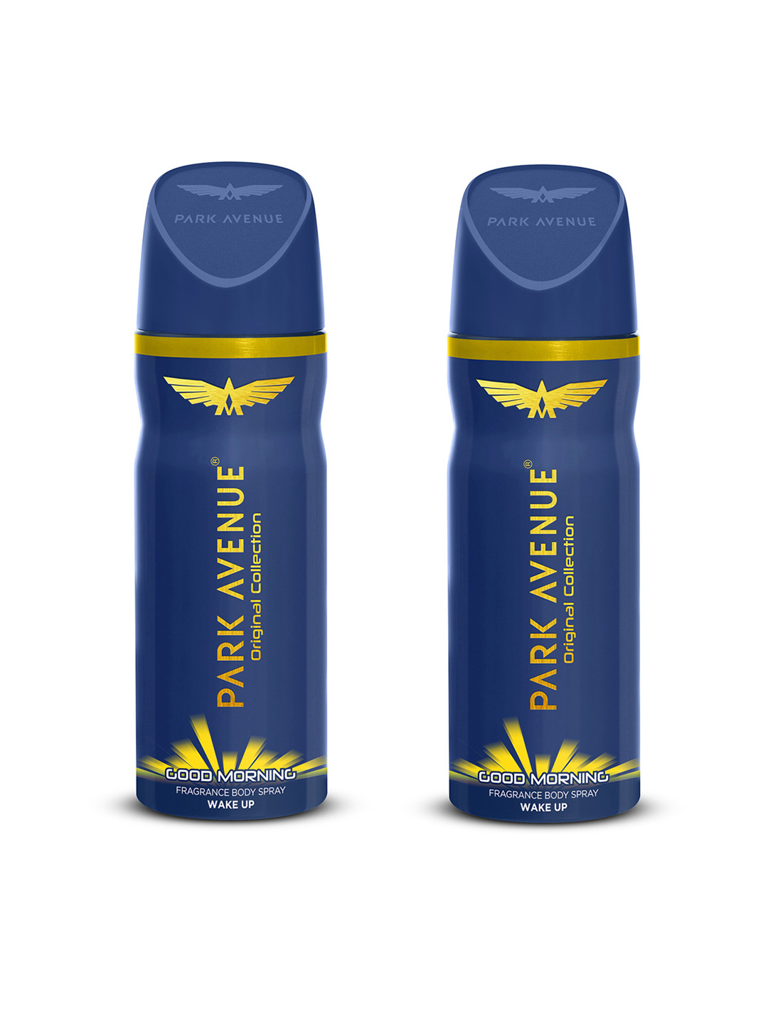 Park Avenue Men Set of 2 Good Morning Wake Up Fragrance Body Spray - 150 ml Each, Blue
Park Avenue Men Set of 2 Good Morning Wake Up Fragrance Body Spray - 150 ml Each, Blue