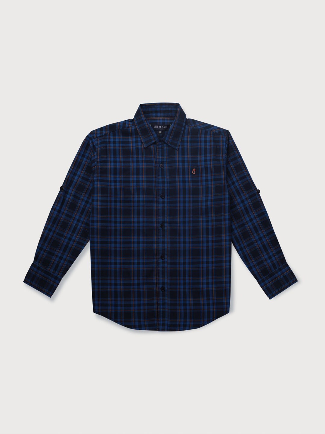 Gini and Jony Infant Boys Tartan Checked Roll-Up Sleeves Cotton Casual Shirt, Blue
Gini and Jony Infant Boys Tartan Checked Roll-Up Sleeves Cotton Casual Shirt, Blue