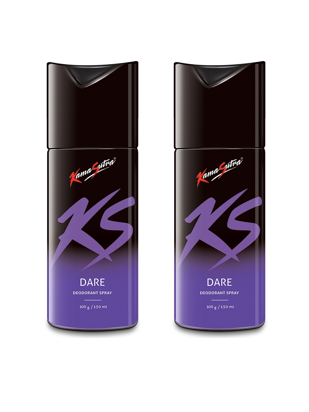 KamaSutra Men Set of 2 Dare Deodorant Long Lasting Fragrance Spray - 150 ml each, Purple
KamaSutra Men Set of 2 Dare Deodorant Long Lasting Fragrance Spray - 150 ml each, Purple
