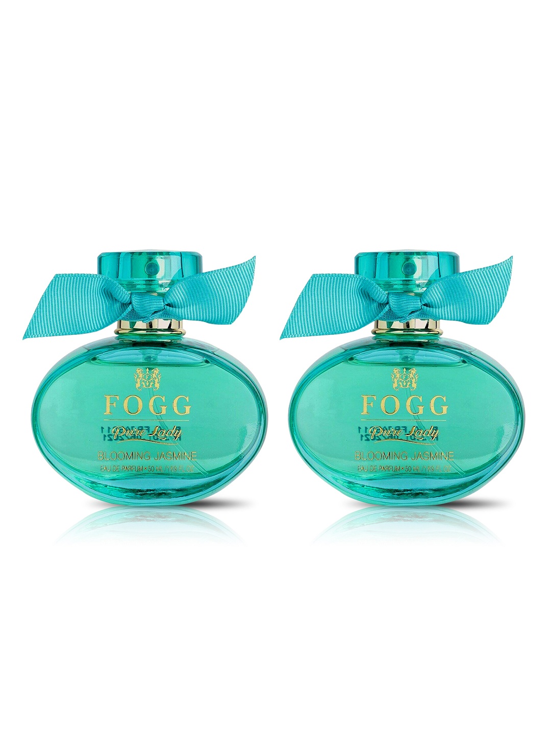 Fogg Women Set Of 2 Pure Lady Blooming Jasmine Eau De Parfum - 50ml Each, Turquoise blue
Fogg Women Set Of 2 Pure Lady Blooming Jasmine Eau De Parfum - 50ml Each, Turquoise blue