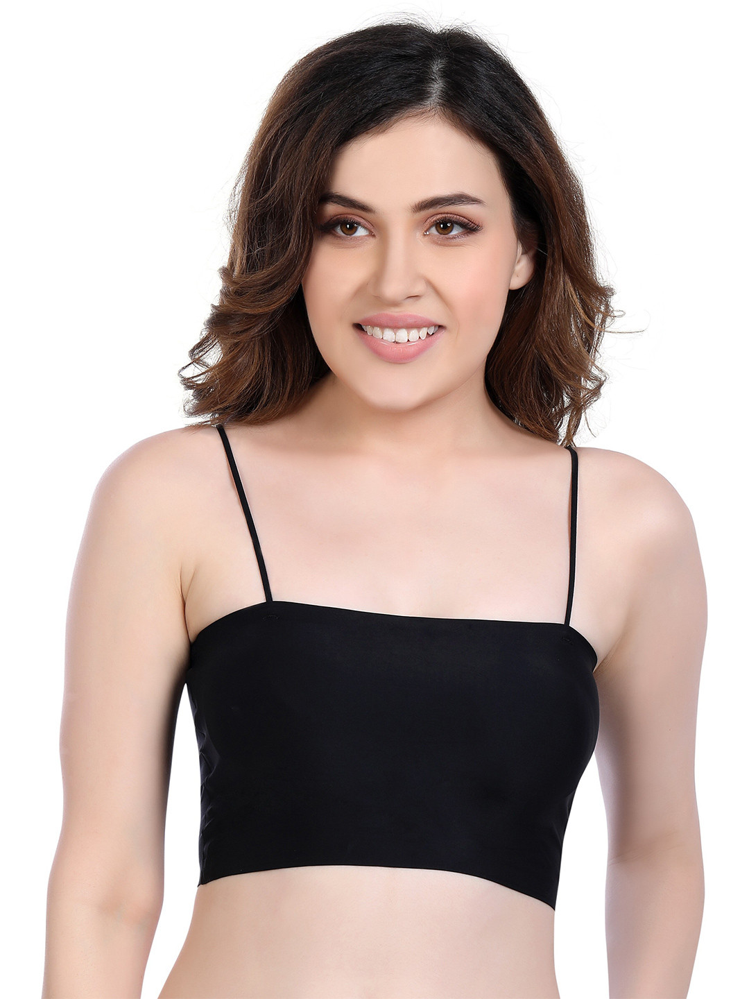 INFINIUM Lightly Padded All Day Comfort Non-Wired Dry Fit Seamless Workout Bra, Black
INFINIUM Lightly Padded All Day Comfort Non-Wired Dry Fit Seamless Workout Bra, Black