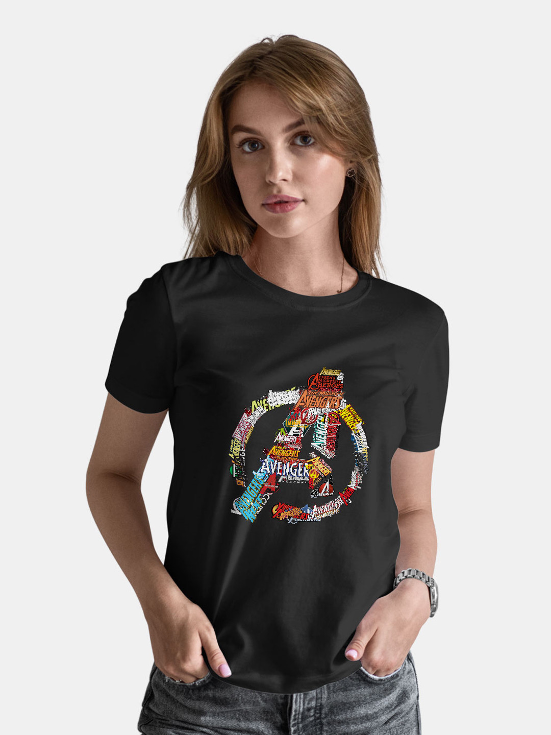 macmerise Avengers Typography Printed Bio Finish Cotton T-shirt, Black
macmerise Avengers Typography Printed Bio Finish Cotton T-shirt, Black