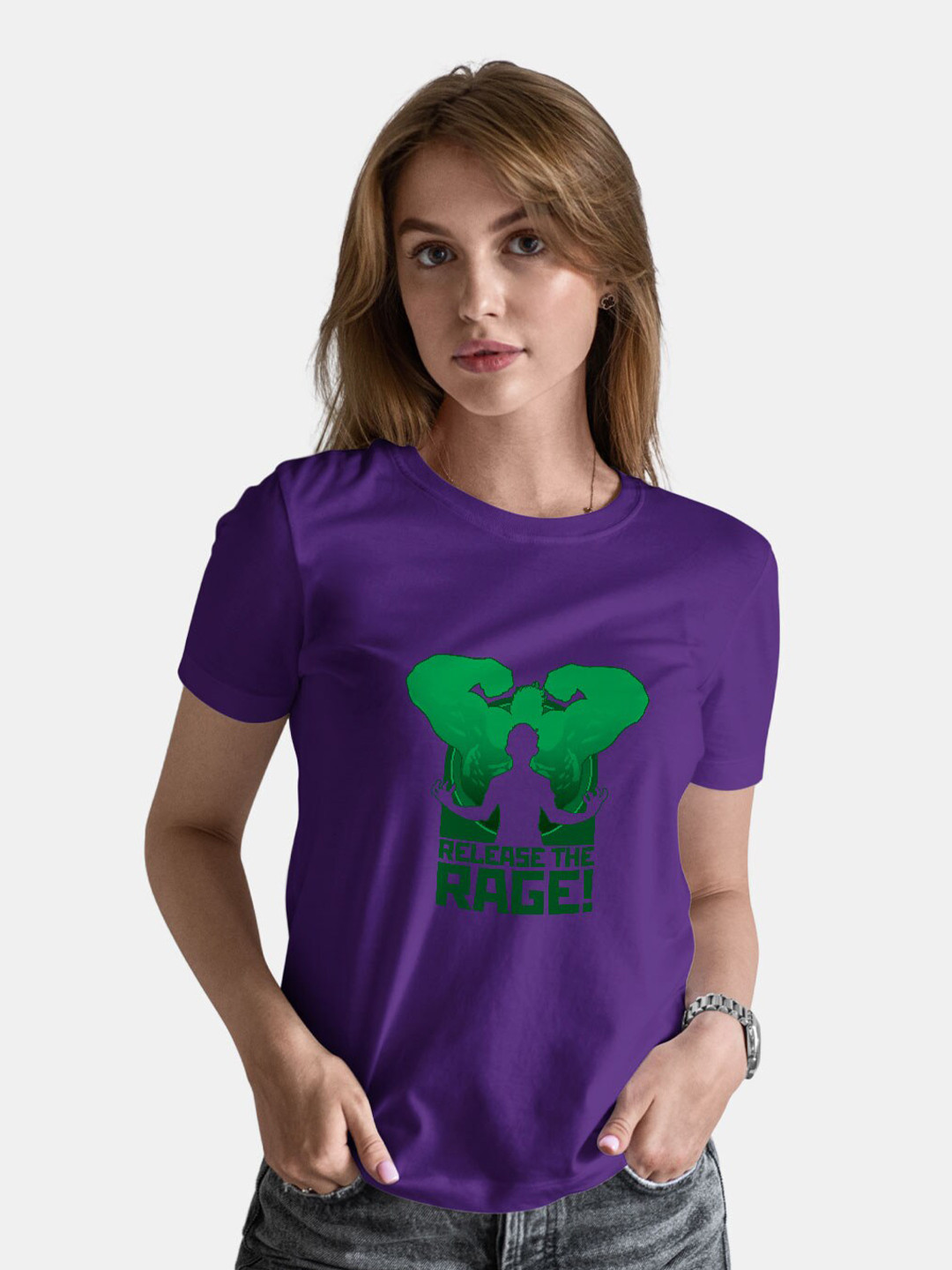 macmerise Hulk Printed Bio Finish Pure Cotton T-shirt, Purple
macmerise Hulk Printed Bio Finish Pure Cotton T-shirt, Purple