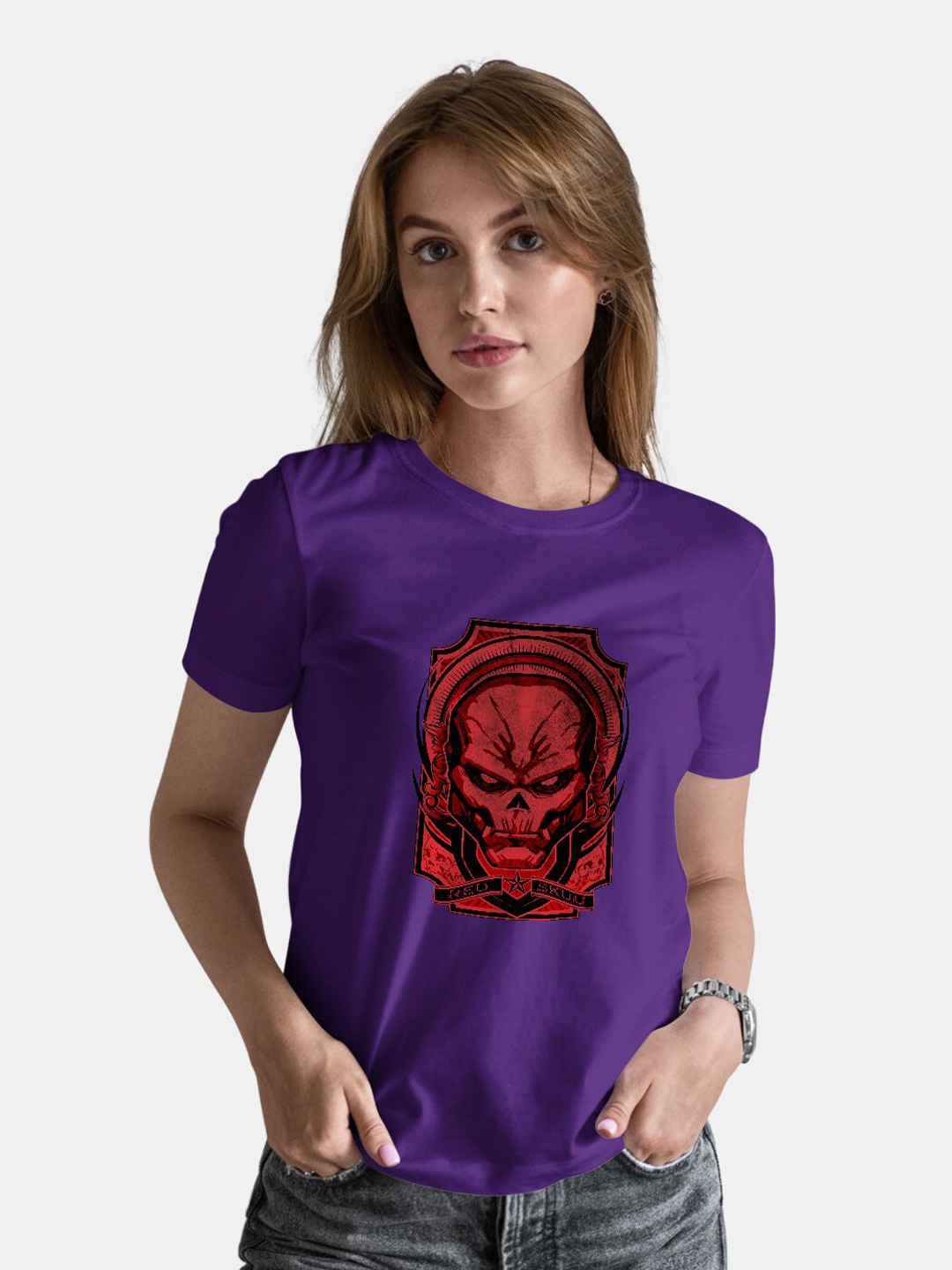 macmerise Graphic Printed Drop-Shoulder Sleeves Bio Finish Cotton Loose T-Shirt, Purple
macmerise Graphic Printed Drop-Shoulder Sleeves Bio Finish Cotton Loose T-Shirt, Purple