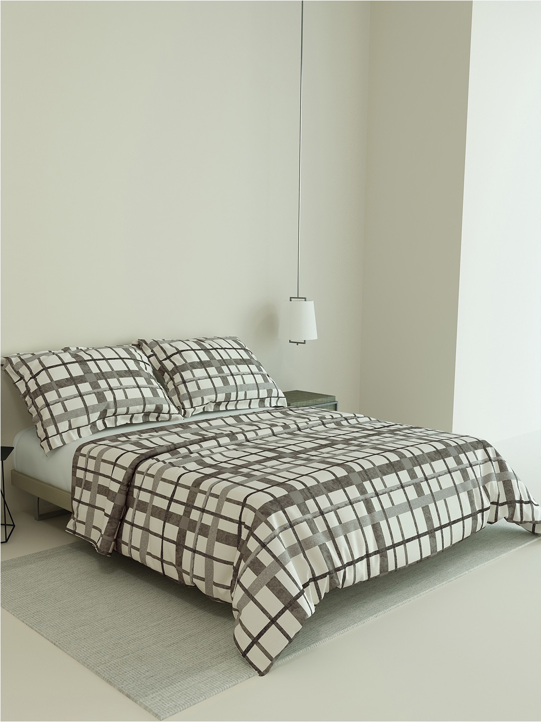 LABHAM Easy Living Black & Beige Printed 180 TC Cotton King Bedsheet & 2 Pillow Covers
LABHAM Easy Living Black & Beige Printed 180 TC Cotton King Bedsheet & 2 Pillow Covers