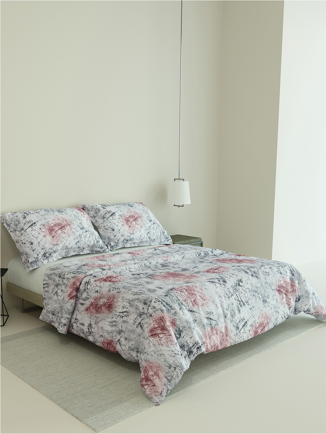 LABHAM Easy Living Green & Pink Printed 180 TC Cotton King Bedsheet & 2 Pillow Covers
LABHAM Easy Living Green & Pink Printed 180 TC Cotton King Bedsheet & 2 Pillow Covers