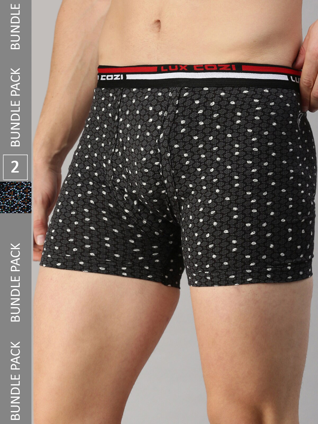 Lux Cozi Men Pack Of 2 Assorted Cotton Trunks COZI_BIGSHOT_LONGS_PRINT_OE_AST3_2PC
Lux Cozi Men Pack Of 2 Assorted Cotton Trunks COZI_BIGSHOT_LONGS_PRINT_OE_AST3_2PC