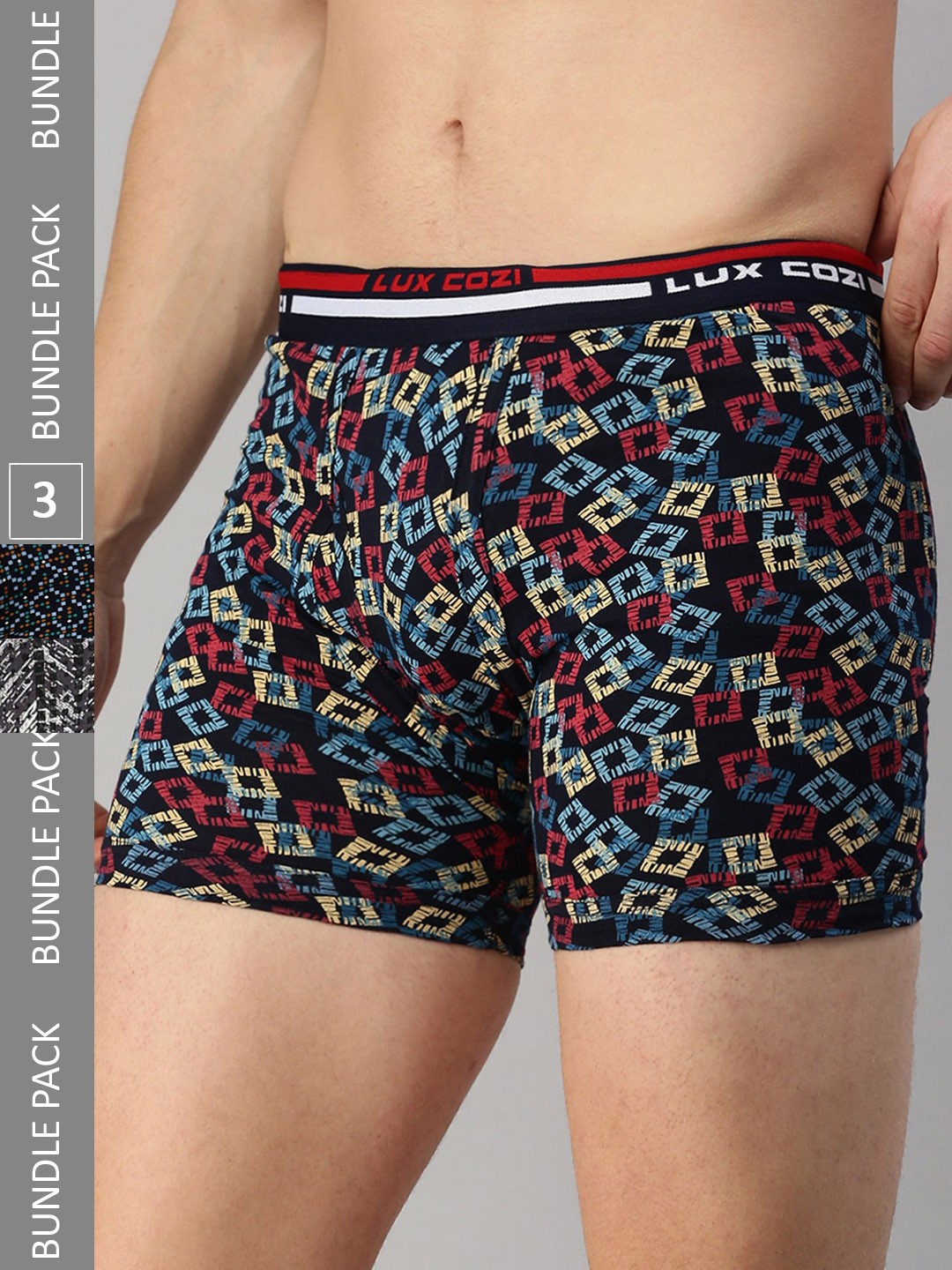 Lux Cozi Men Pack Of 3 Assorted Cotton Trunks COZI_BIGSHOT_LONGS_PRINT_OE_AST4_3PCvendor
Lux Cozi Men Pack Of 3 Assorted Cotton Trunks COZI_BIGSHOT_LONGS_PRINT_OE_AST4_3PCvendor
