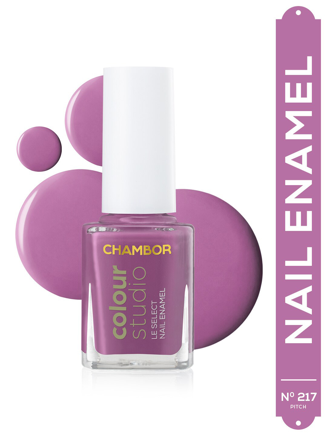 Chambor Le Select Quick Drying & Chip Resistant Nail Enamel 10 ml - Pitch N 217, Violet
Chambor Le Select Quick Drying & Chip Resistant Nail Enamel 10 ml - Pitch N 217, Violet