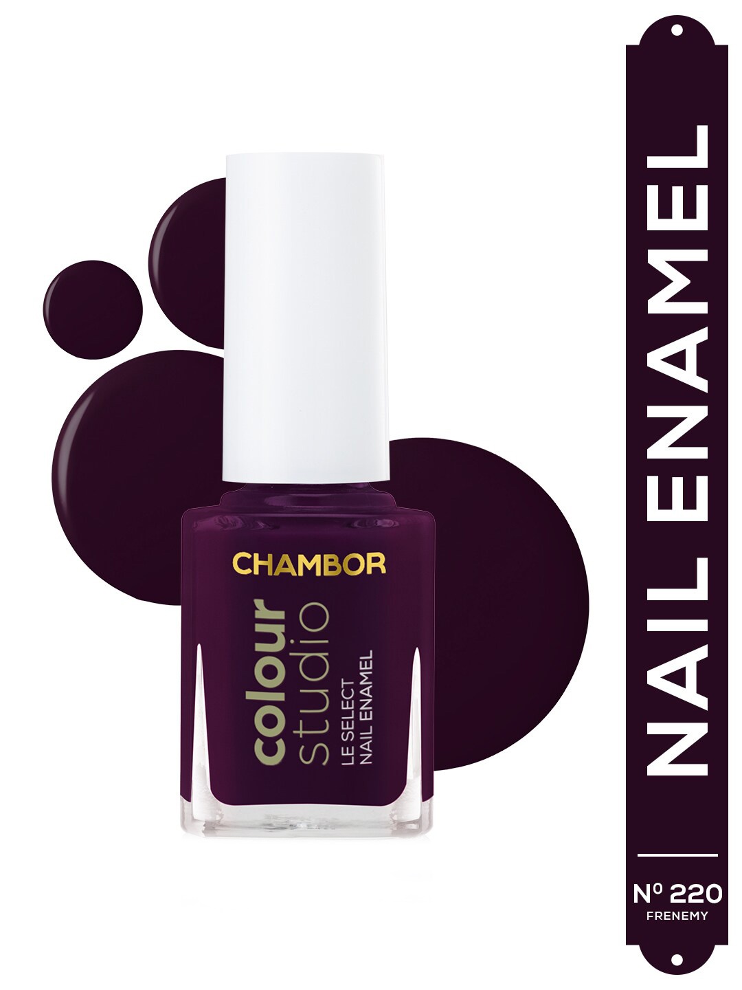 Chambor Le Select Quick Drying & Chip Resistant Nail Enamel 10 ml - Frenemy N 220, Violet
Chambor Le Select Quick Drying & Chip Resistant Nail Enamel 10 ml - Frenemy N 220, Violet