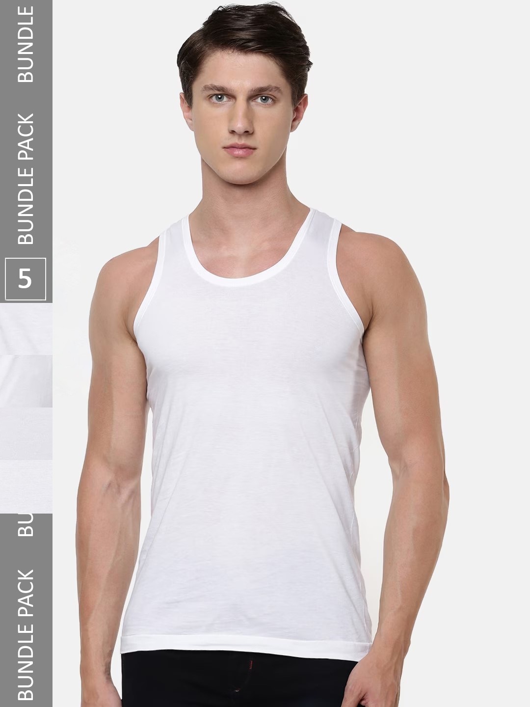 Ramraj Plus Size Pack Of 5 Basic Cotton Round Neck Innerwear Vests RNACOSTE5PCS, White
Ramraj Plus Size Pack Of 5 Basic Cotton Round Neck Innerwear Vests RNACOSTE5PCS, White