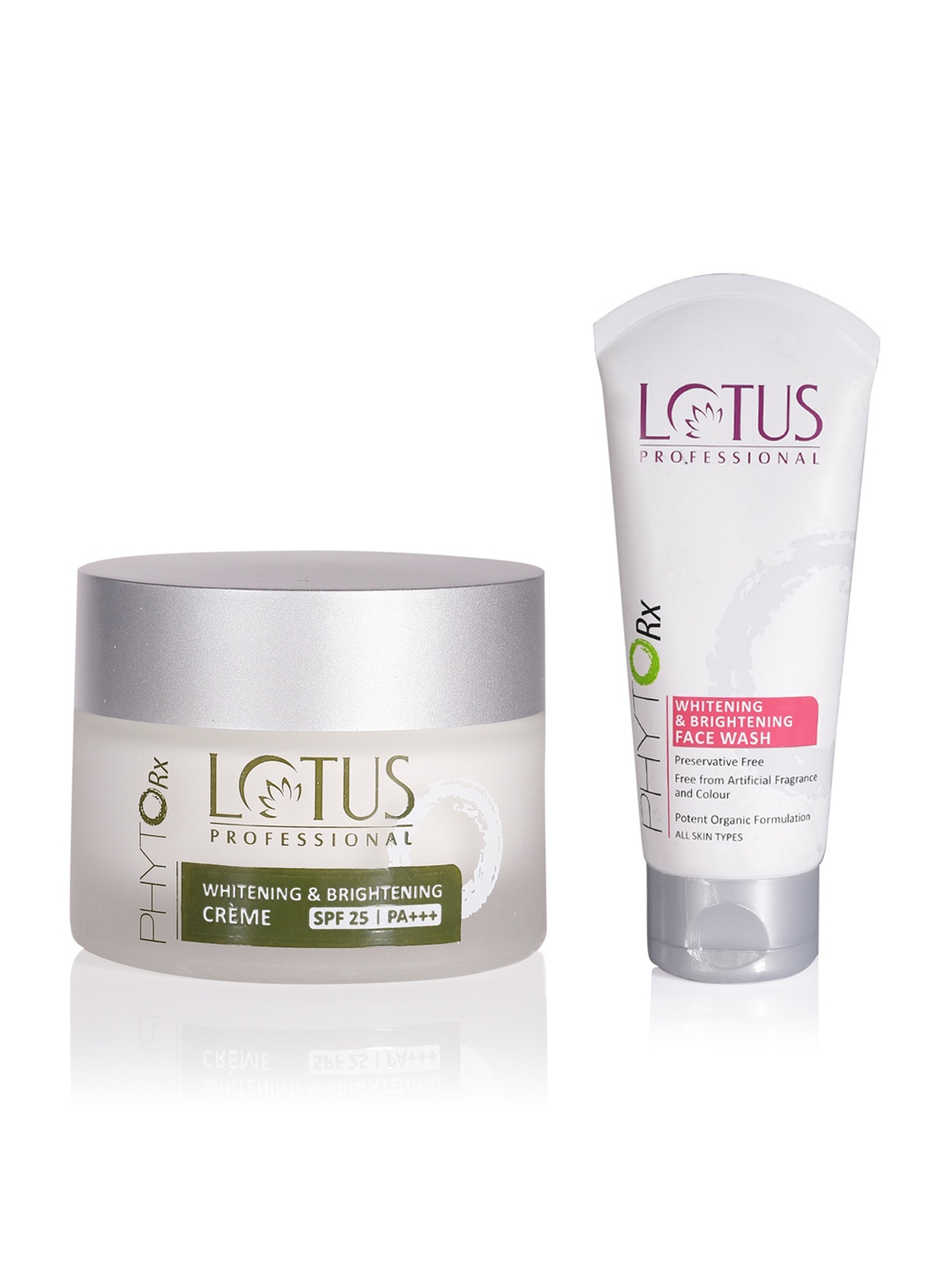 Lotus Herbals Set of Phyto-Rx Whitening & Brightening Face Wash 80g & Day Creme 50g, White
Lotus Herbals Set of Phyto-Rx Whitening & Brightening Face Wash 80g & Day Creme 50g, White