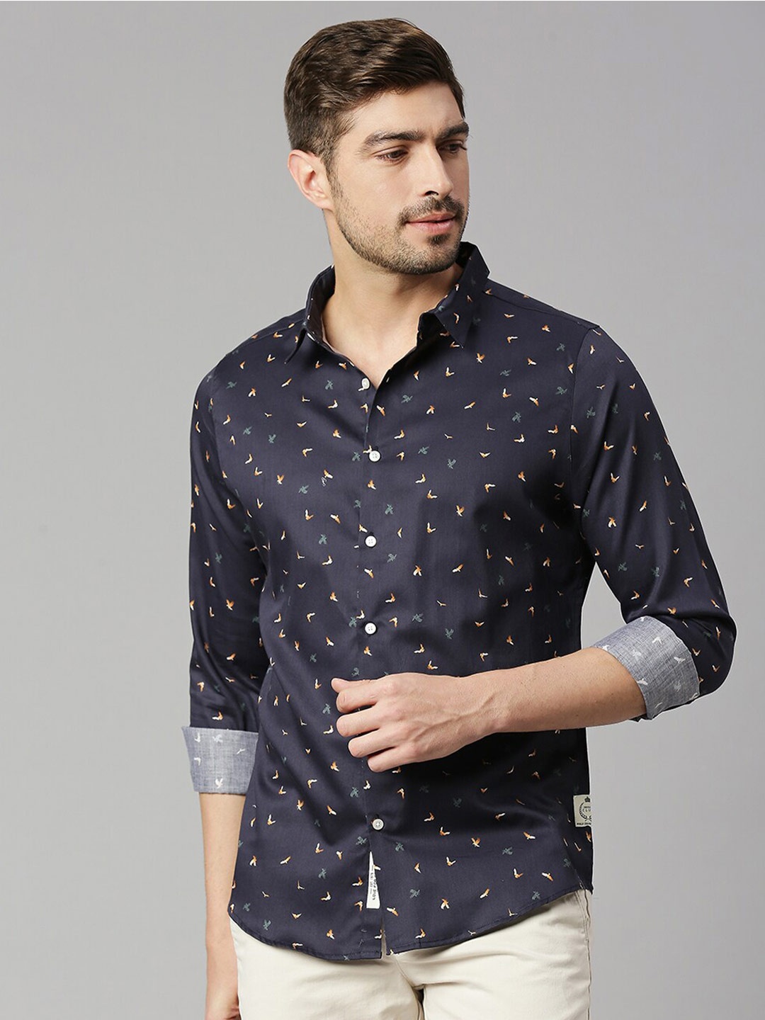 Thomas Scott Classic Slim Fit Conversational Printed Pure Cotton Casual Shirt, Black
Thomas Scott Classic Slim Fit Conversational Printed Pure Cotton Casual Shirt, Black